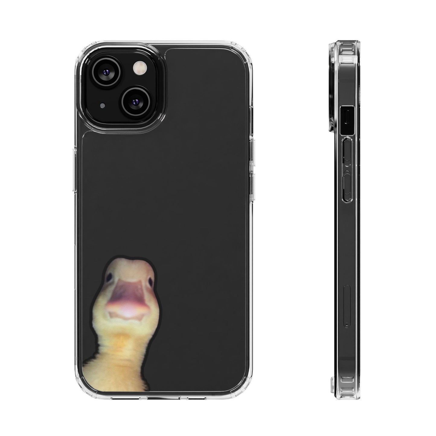 STRAIGHT Duck - Clear Phone Case