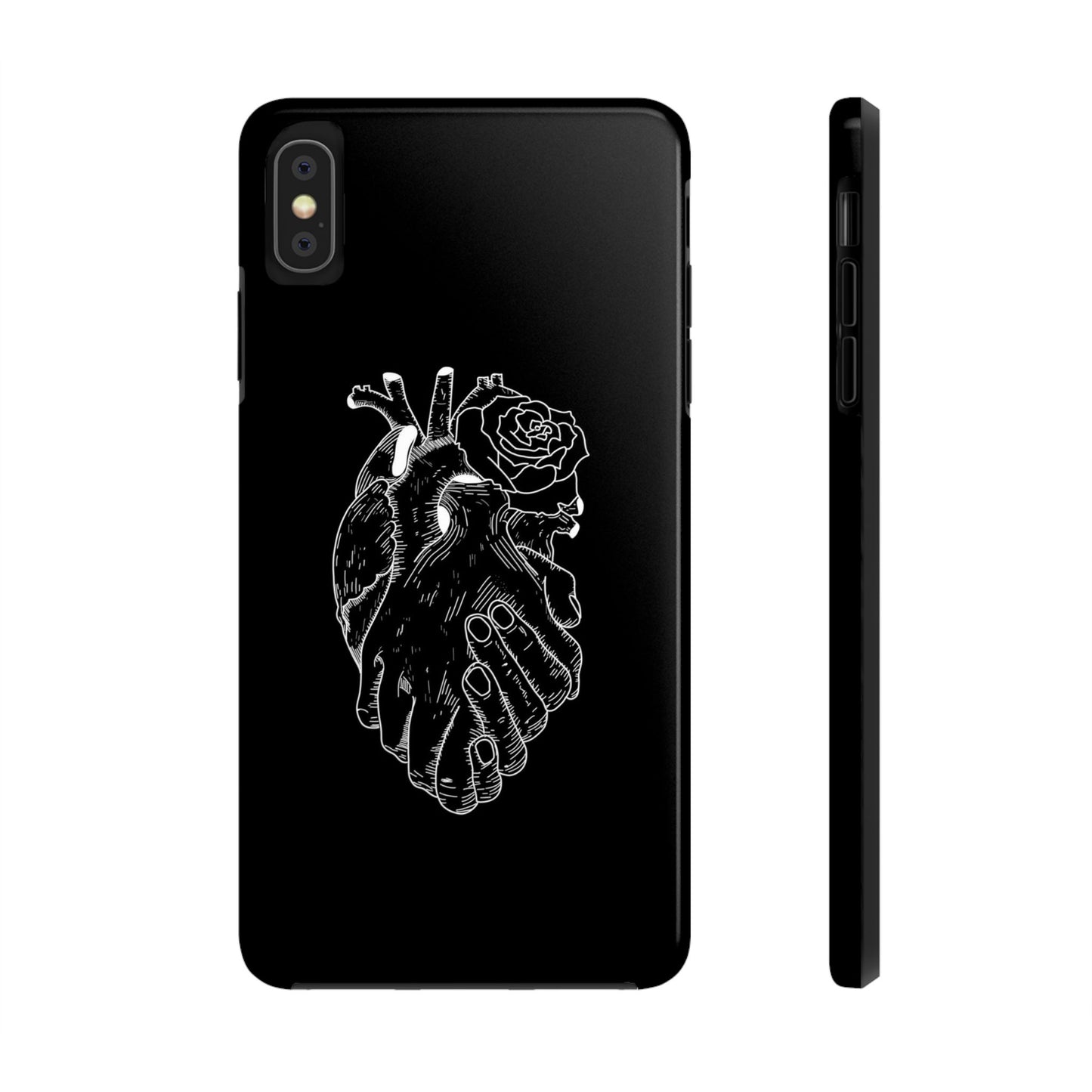 BLACK - Tough Phone Case