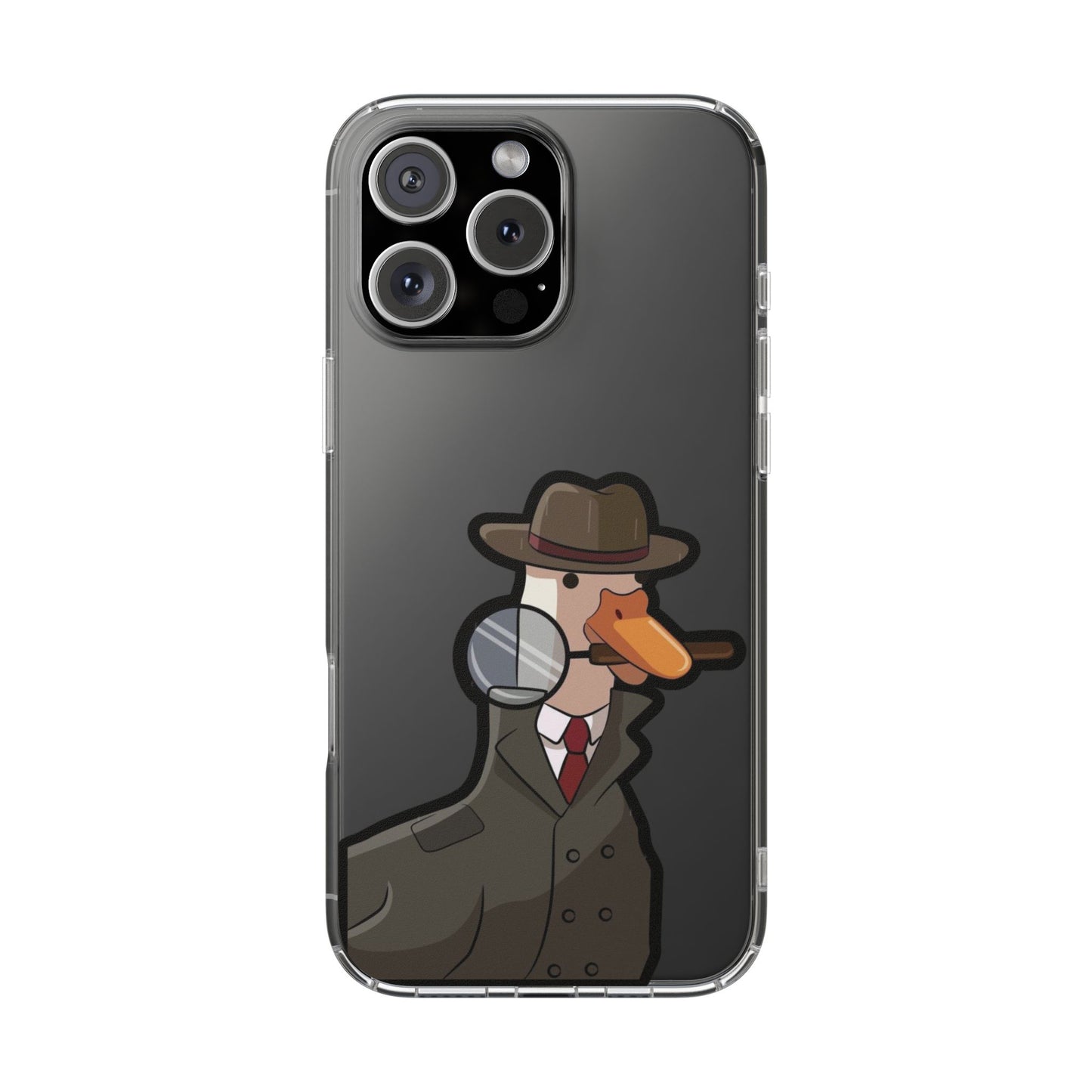 SPY Duck - Clear Phone Case
