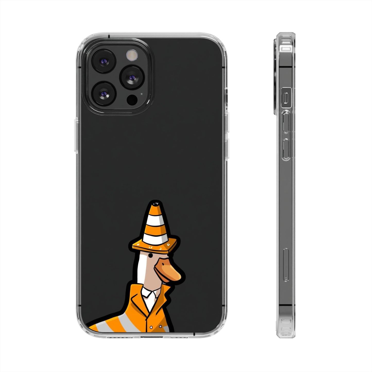 SAFE DUCK - Clear Phone Case
