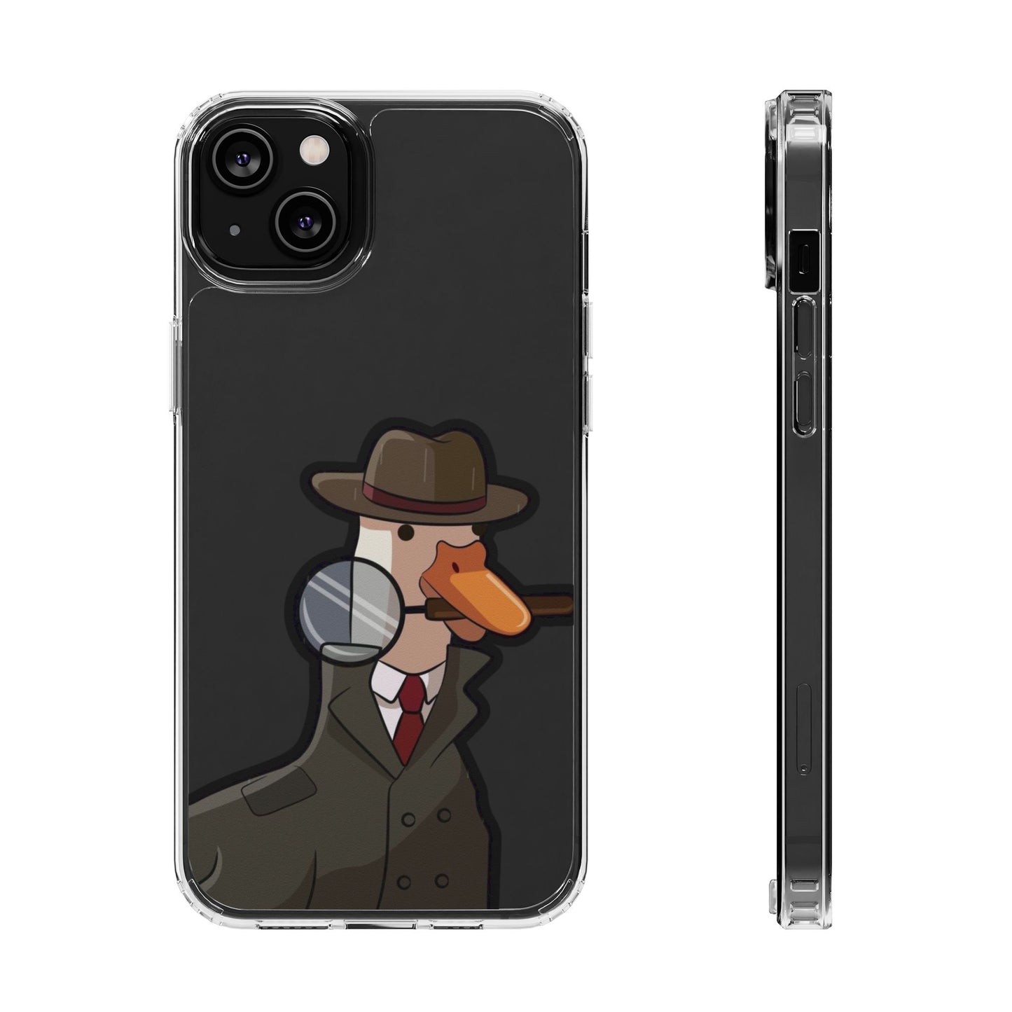 SPY Duck - Clear Phone Case