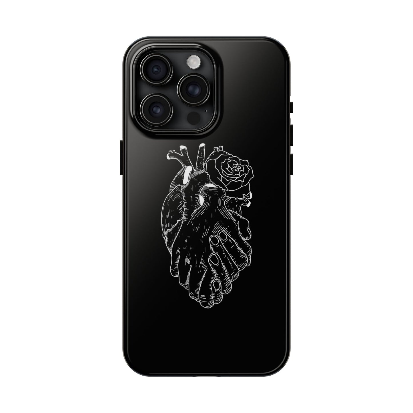 BLACK - Tough Phone Case