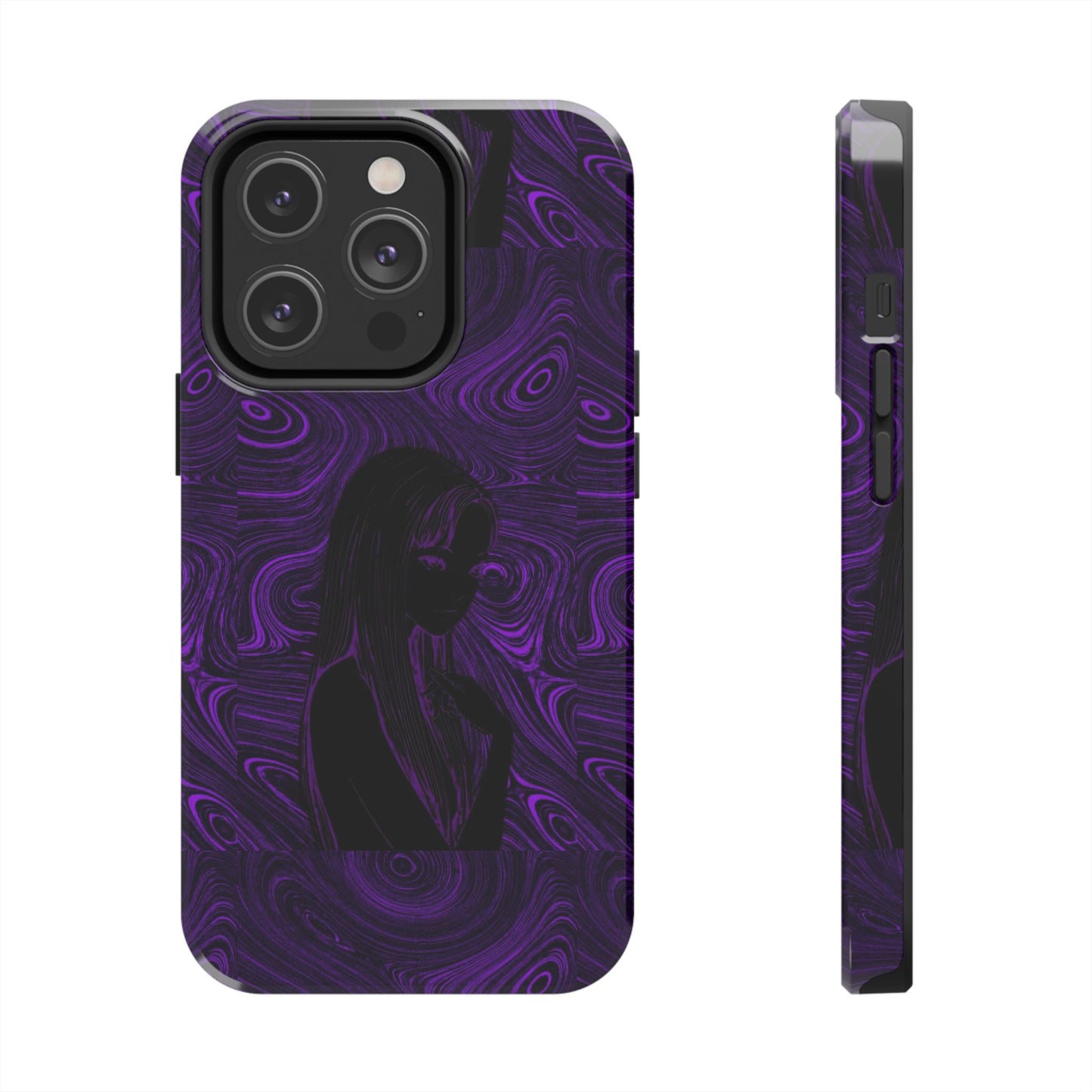 BLACK&PURPLE - Tough Phone Case