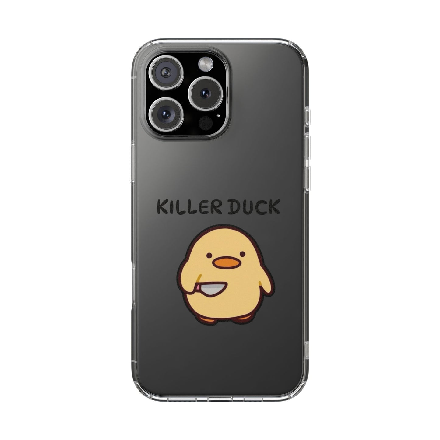 Killer Duck - Clear Phone Case