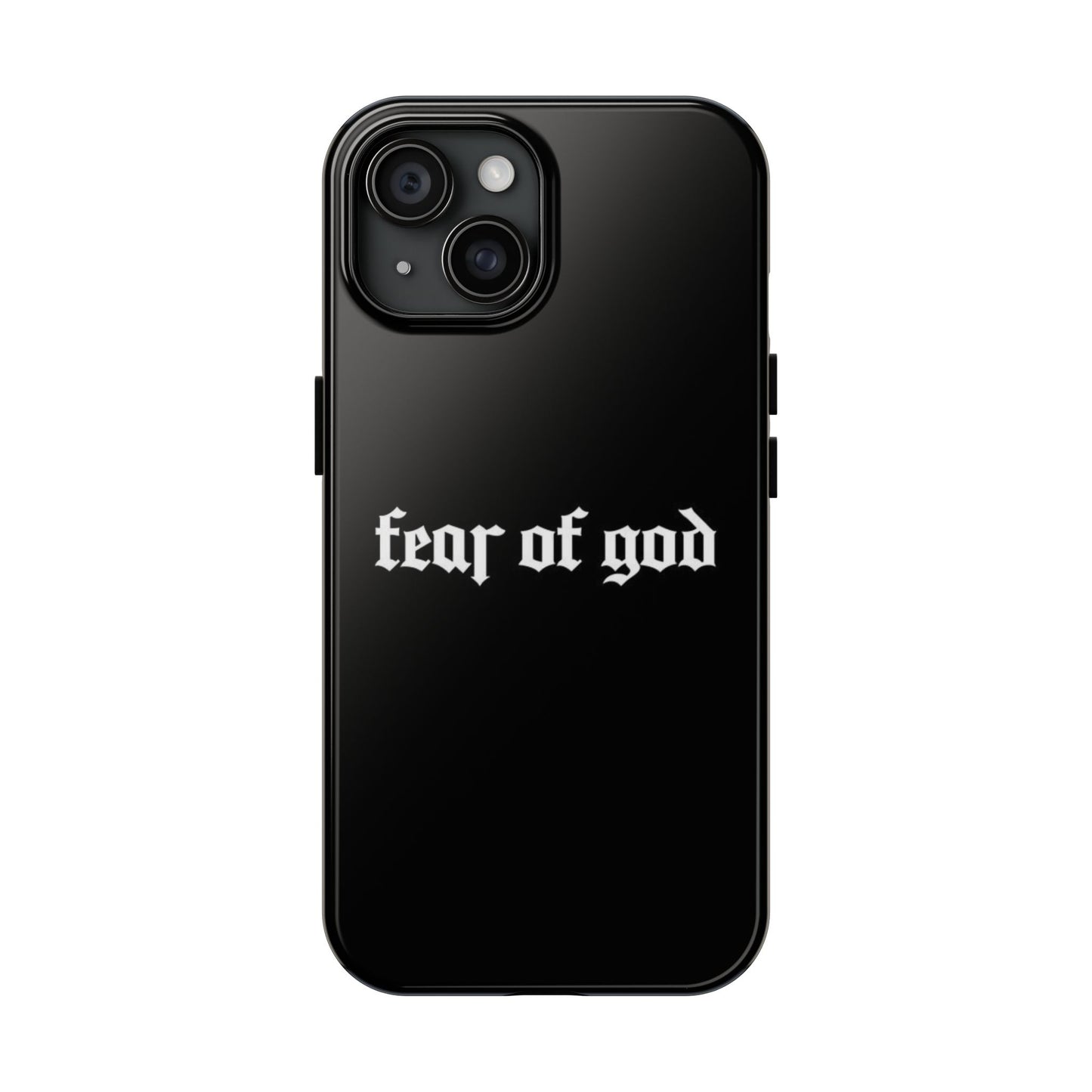 BLACK - Tough Phone Case