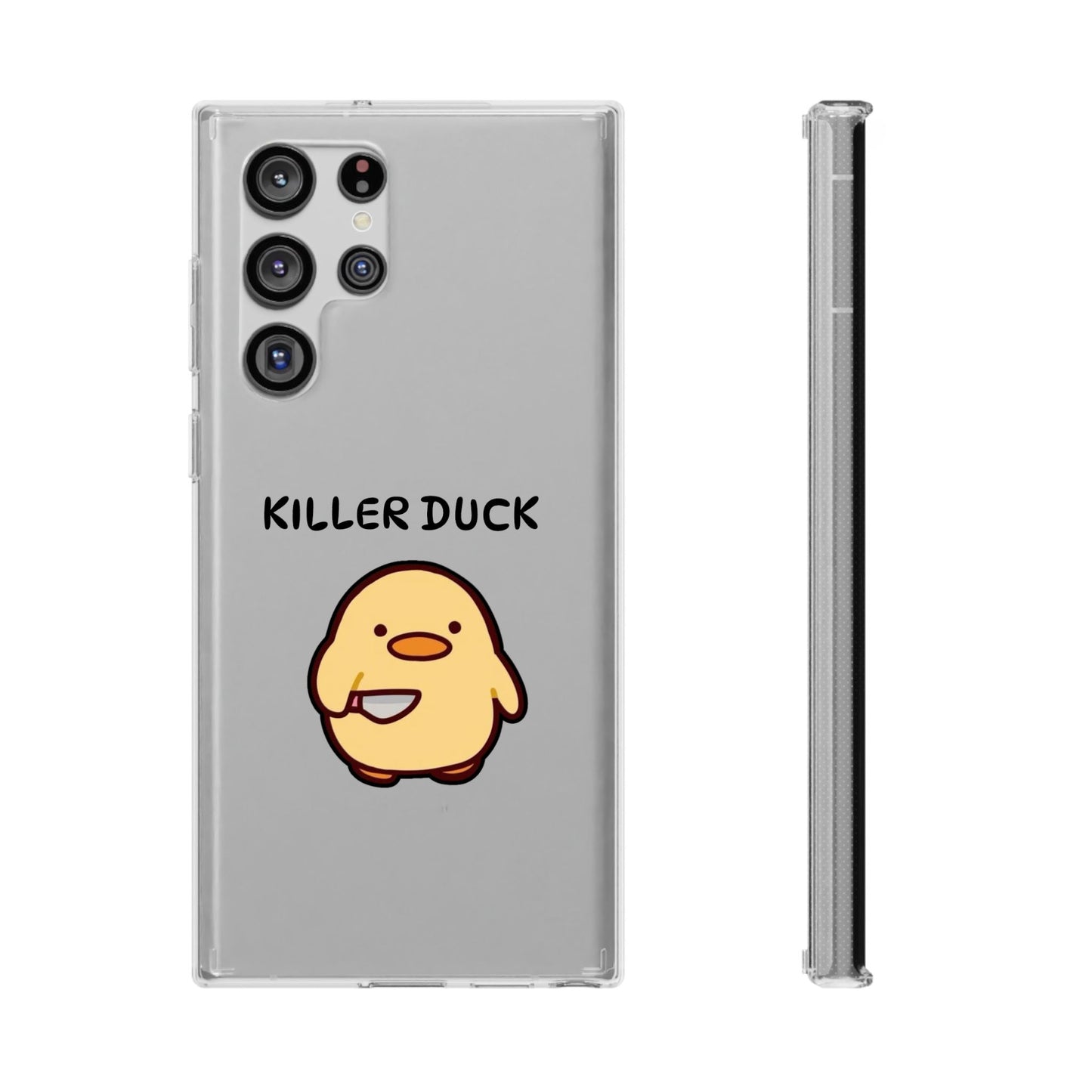 Killer Duck - Clear Phone Case
