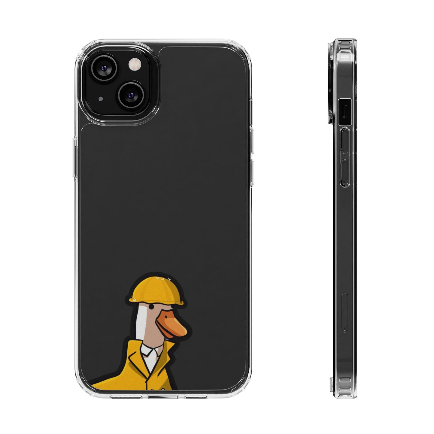 RAIN DUCK - Clear Phone Case