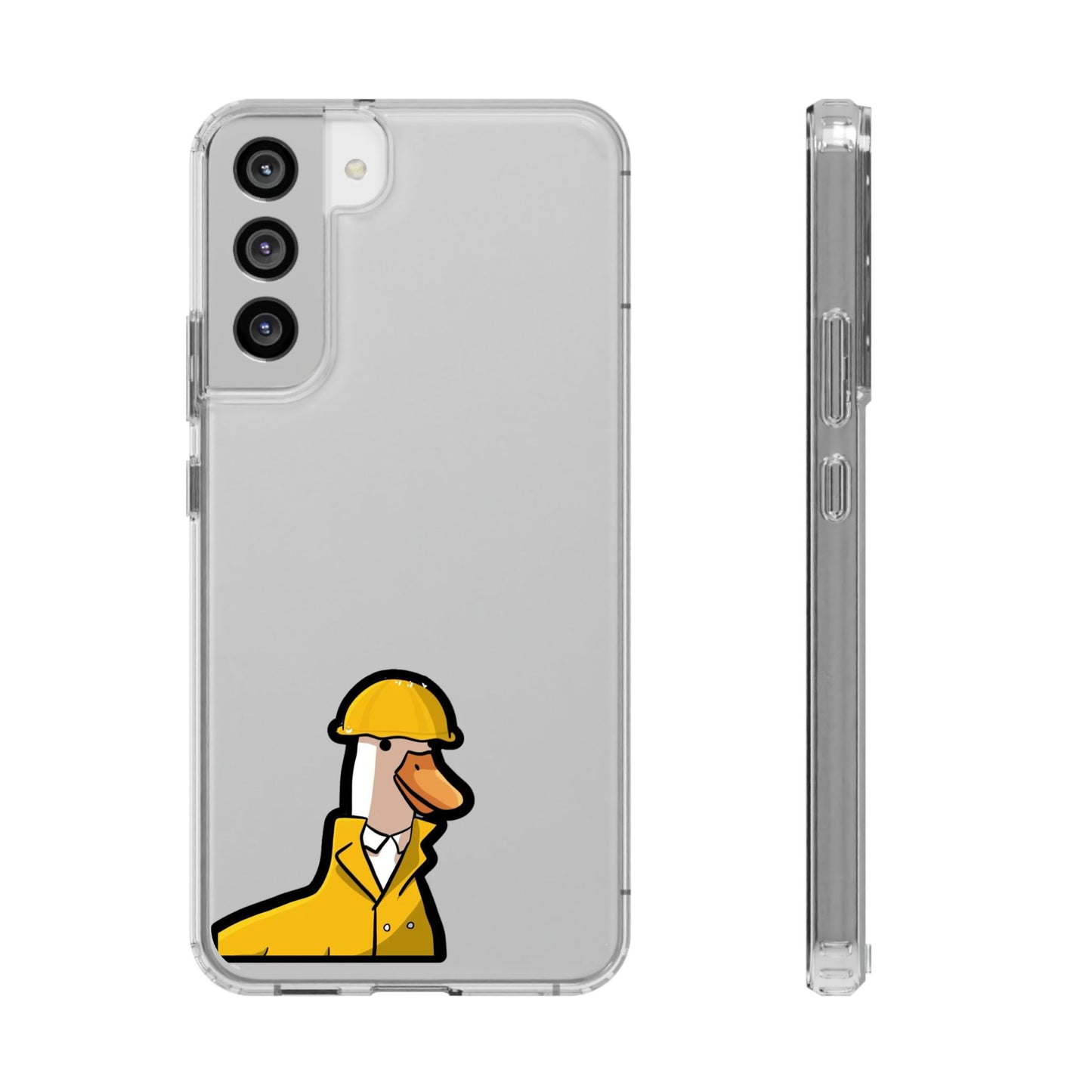 RAIN DUCK - Clear Phone Case