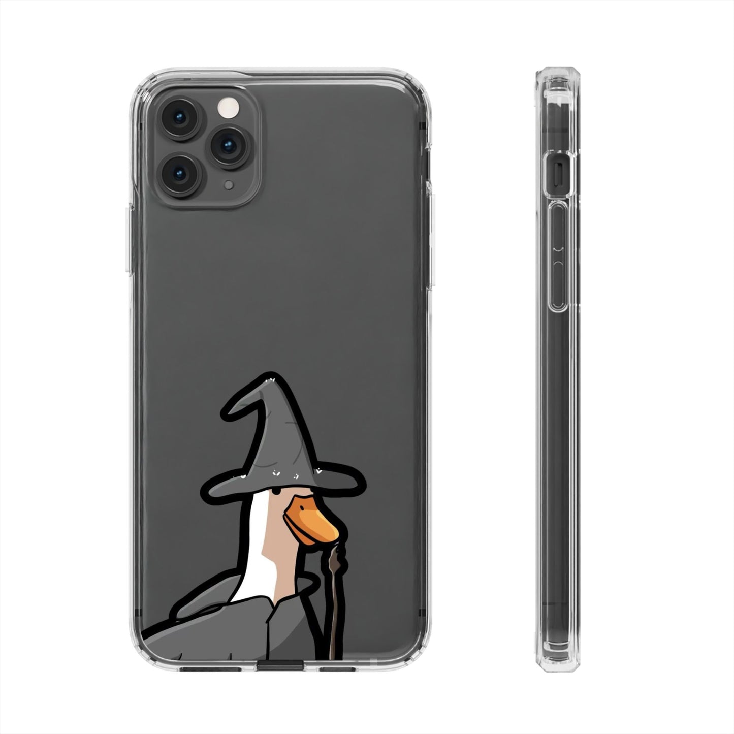 WIZARD Duck - Clear Phone Case