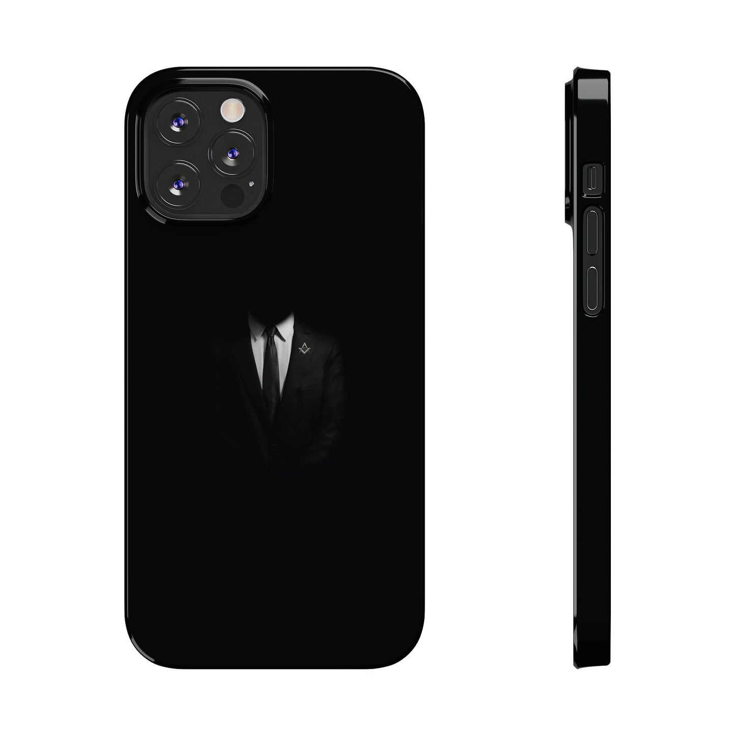 BLACK - Slim Phone Case