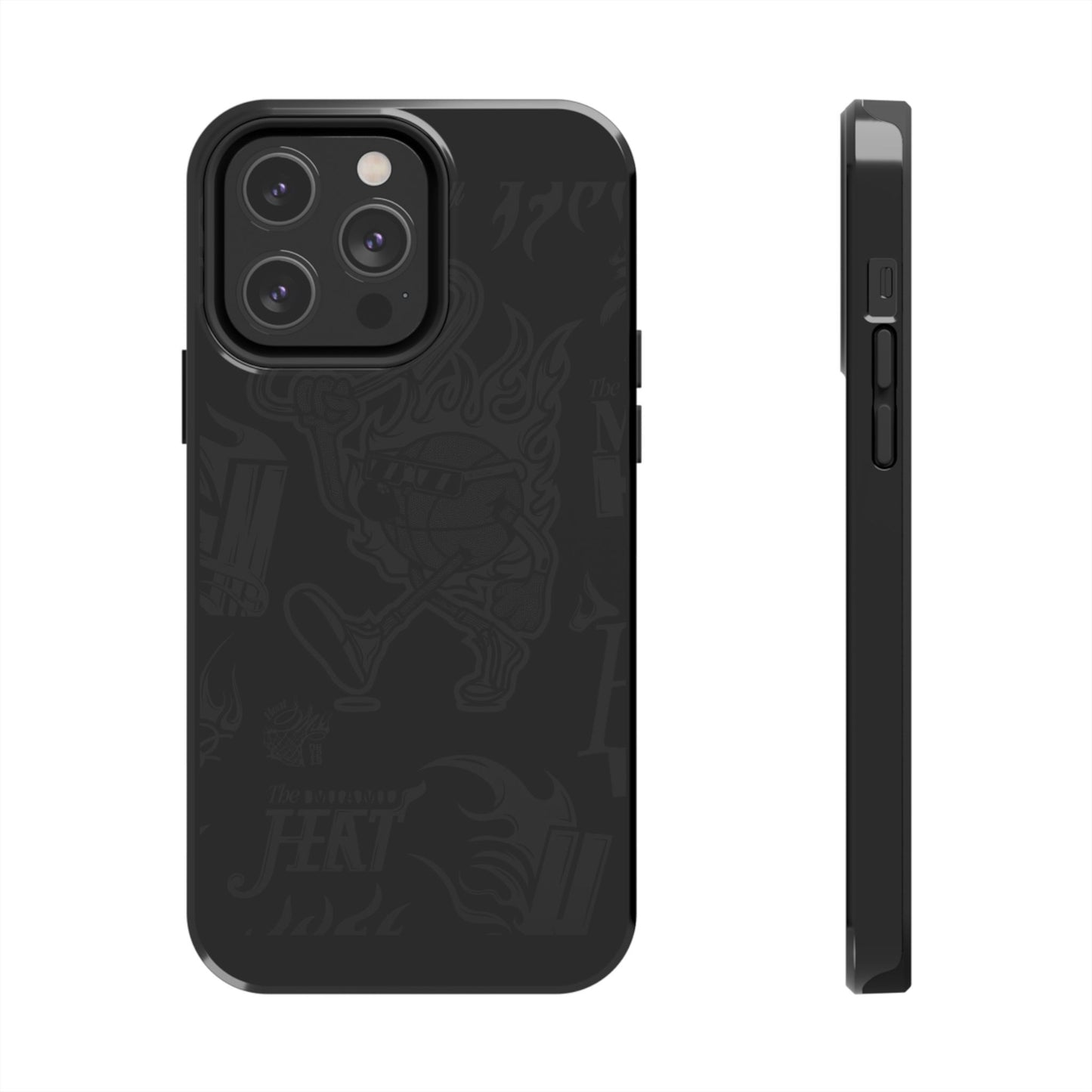 BLACK - Tough Phone Case