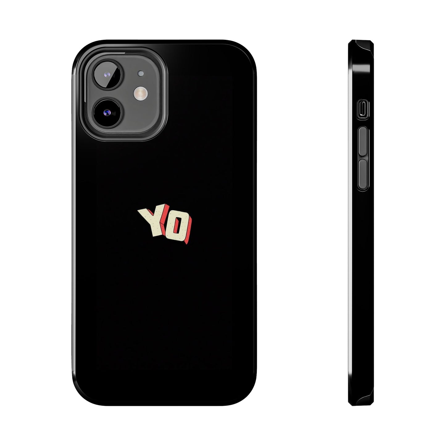 BLACK - Tough Phone Case