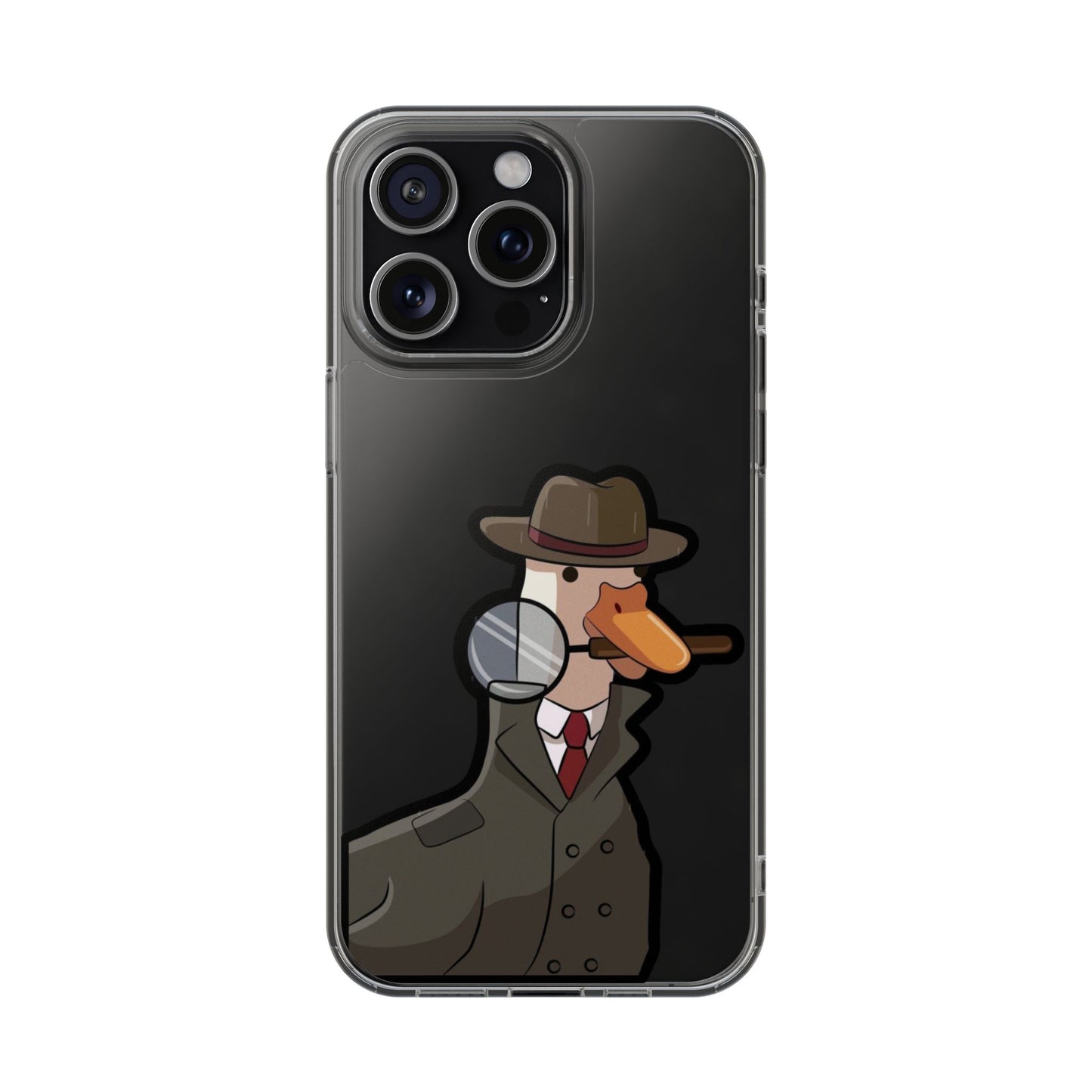 SPY Duck - Clear Phone Case