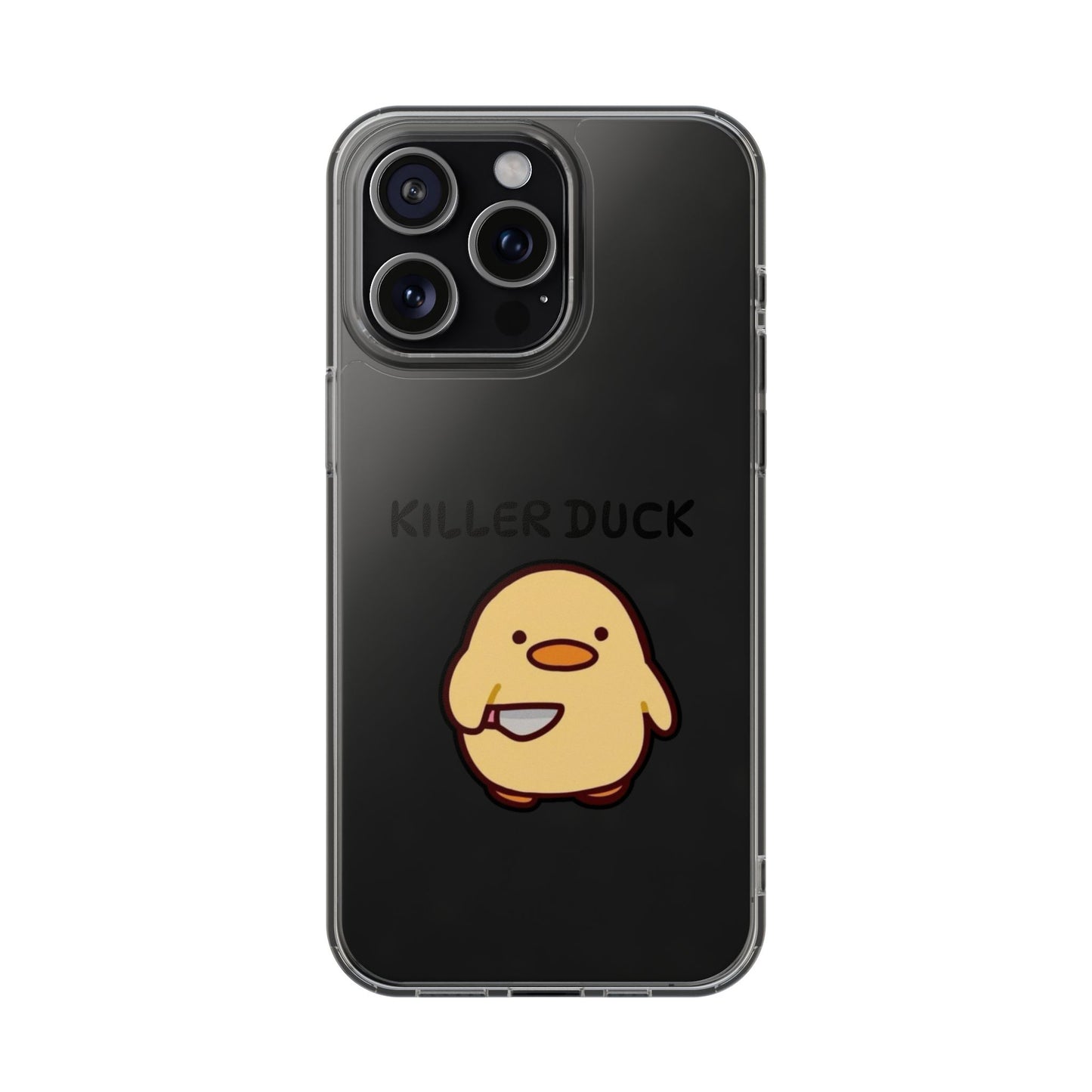 Killer Duck - Clear Phone Case