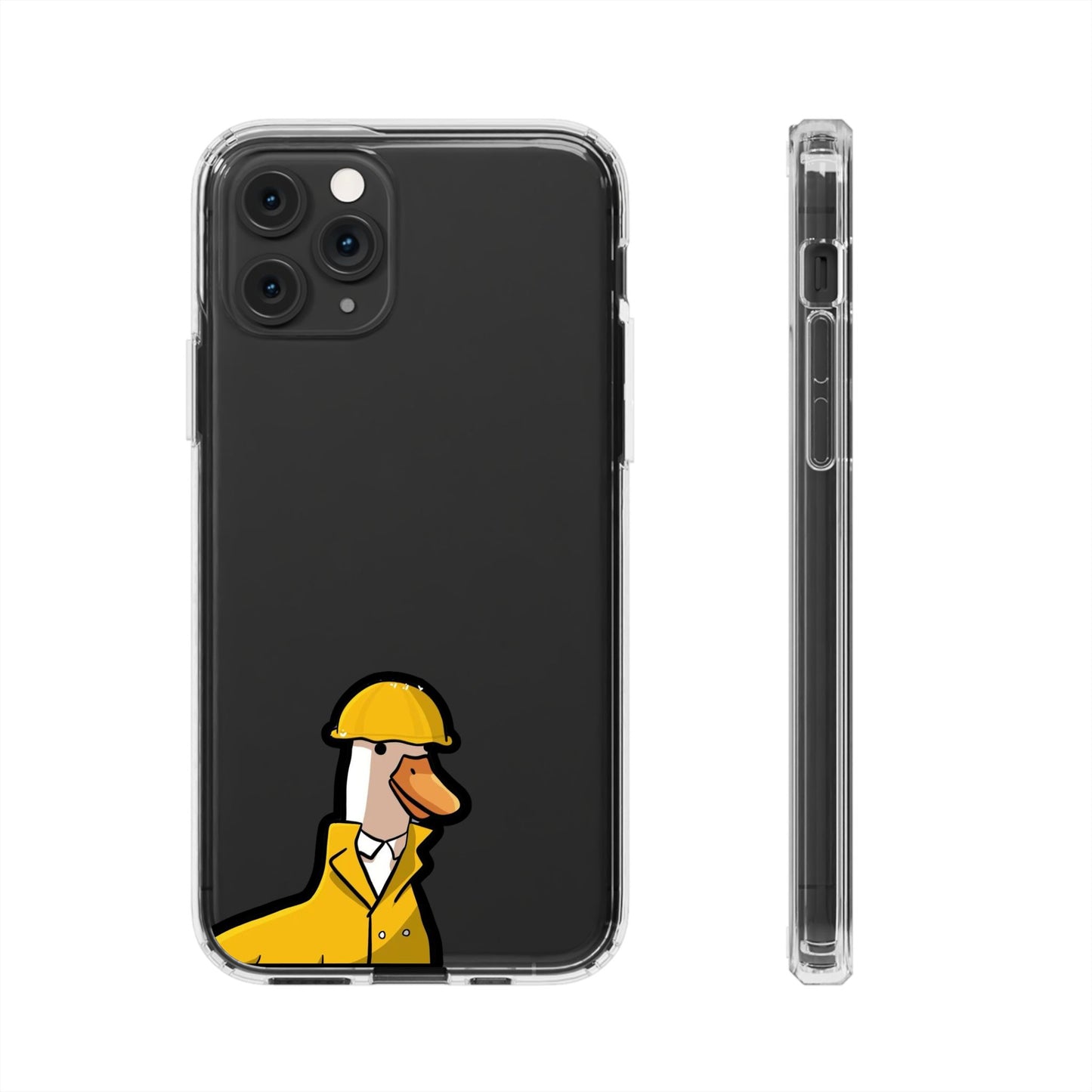 RAIN DUCK - Clear Phone Case
