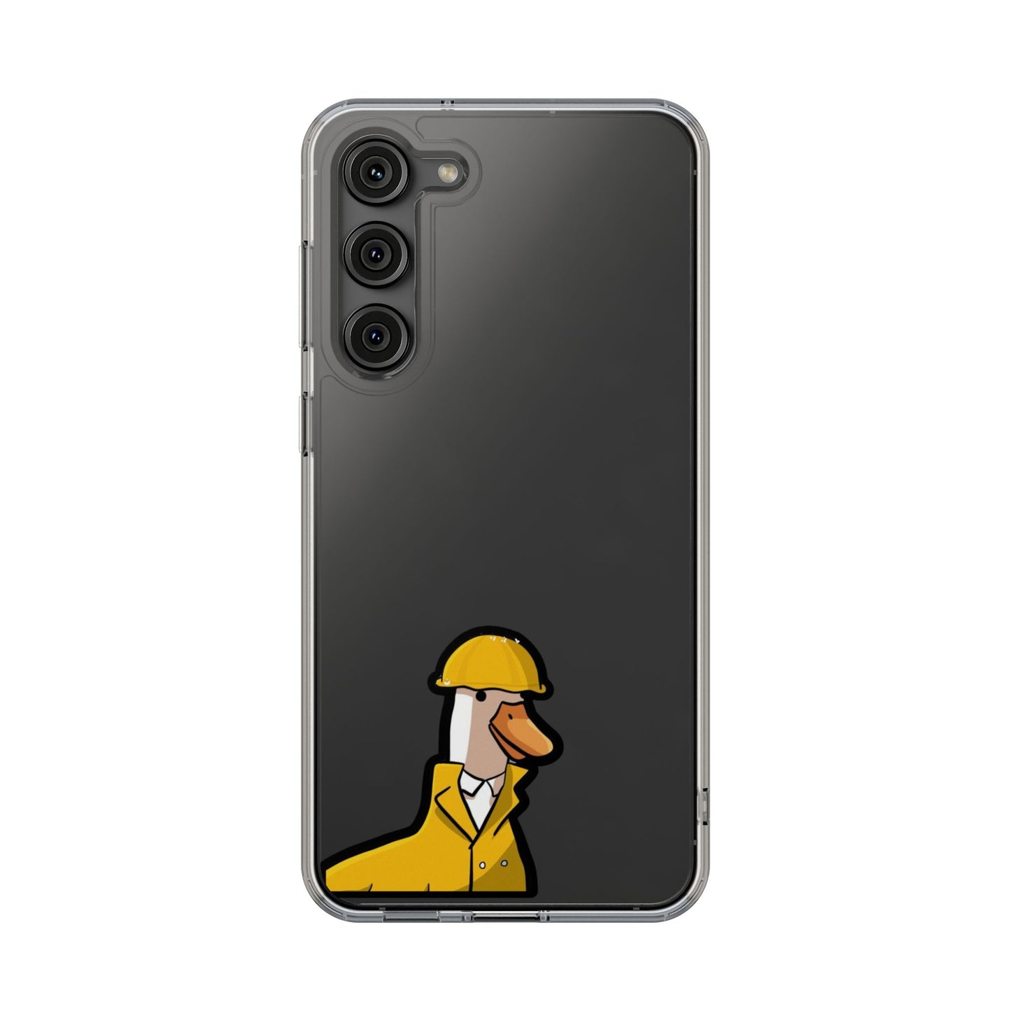RAIN DUCK - Clear Phone Case