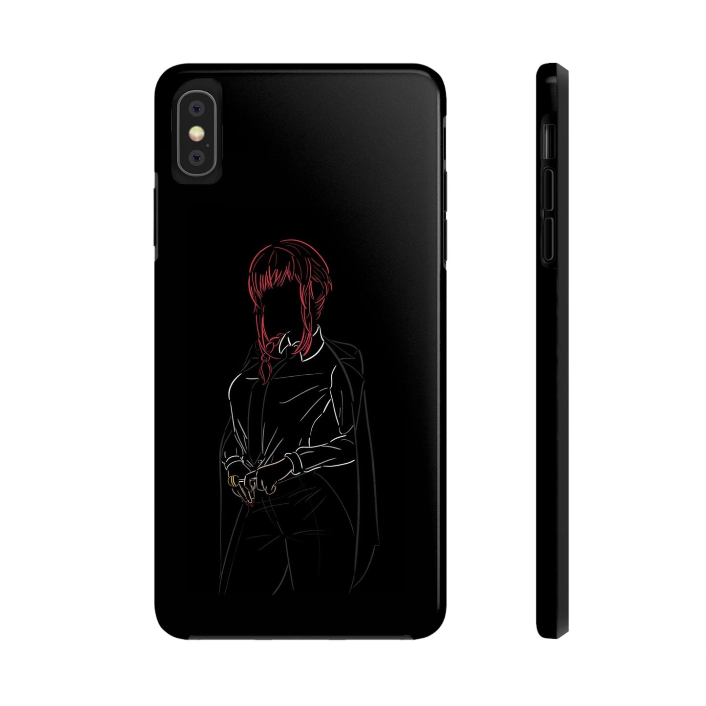 BLACK - Tough Phone Case