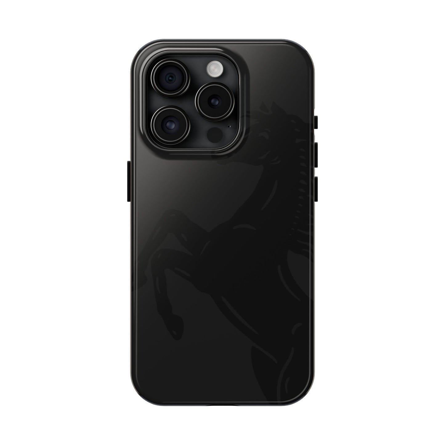 BLACK - Tough Phone Case