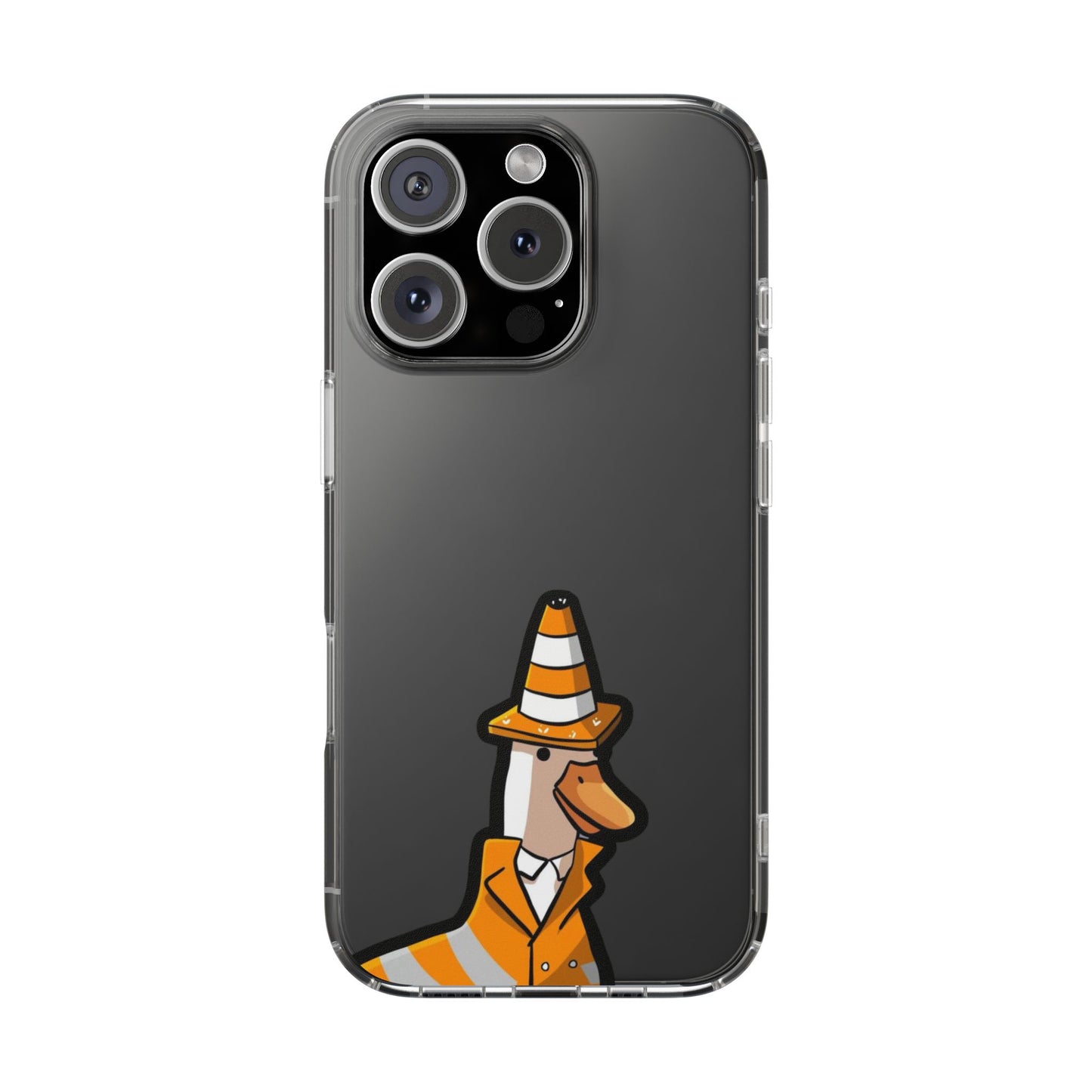 SAFE DUCK - Clear Phone Case