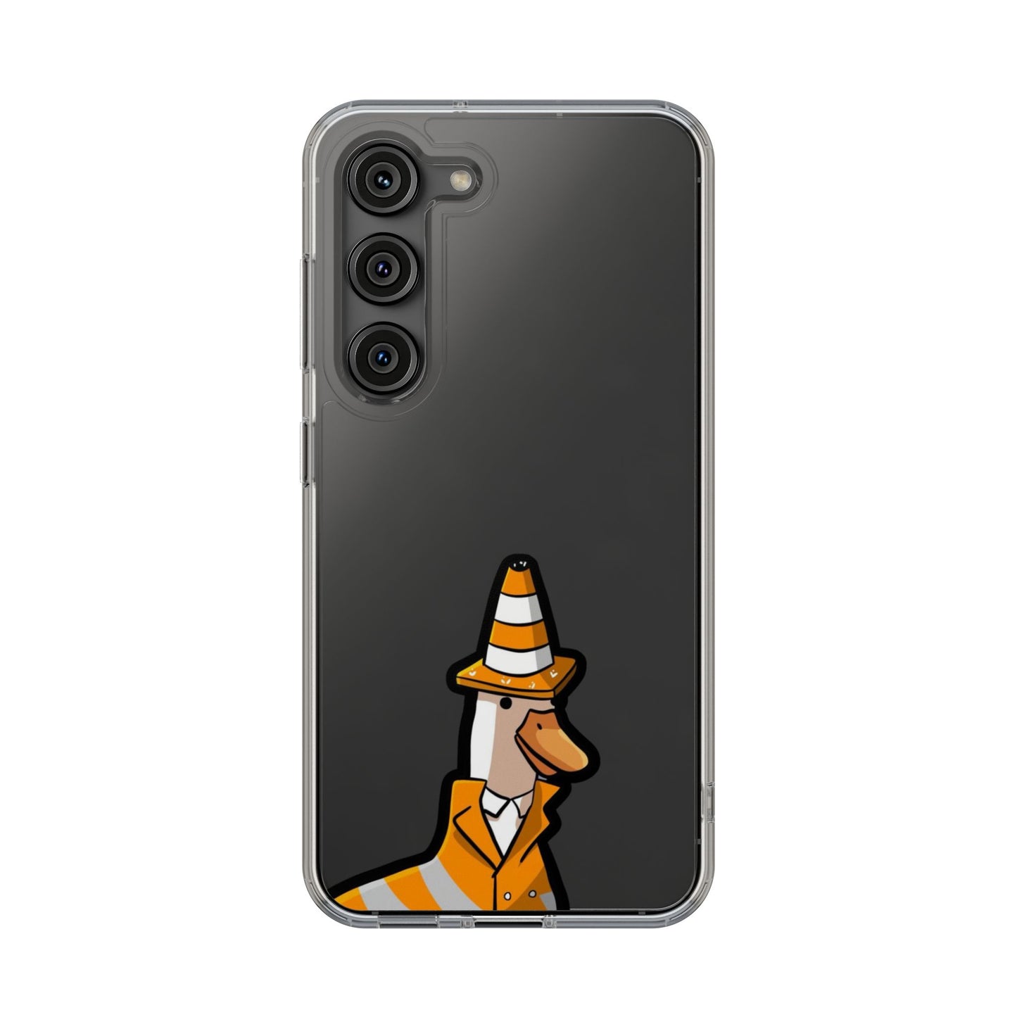 SAFE DUCK - Clear Phone Case