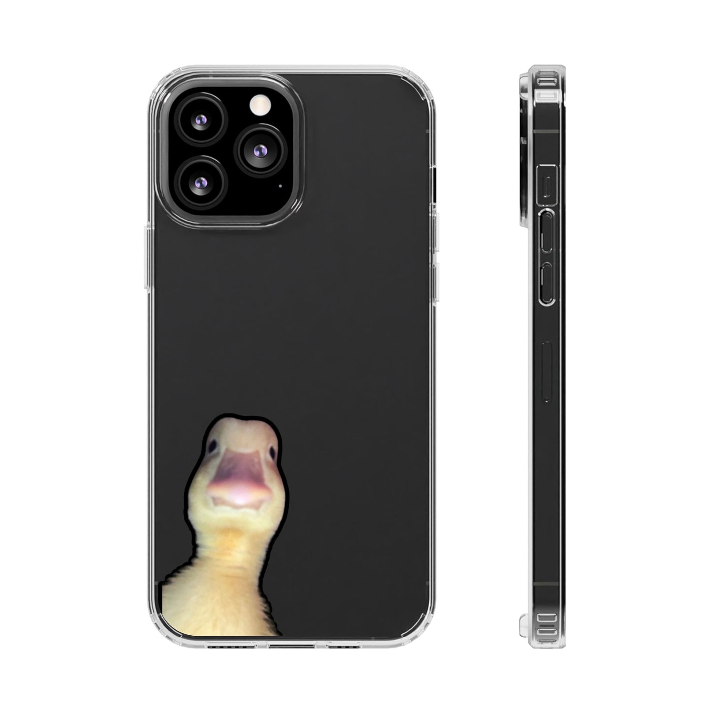 STRAIGHT Duck - Clear Phone Case
