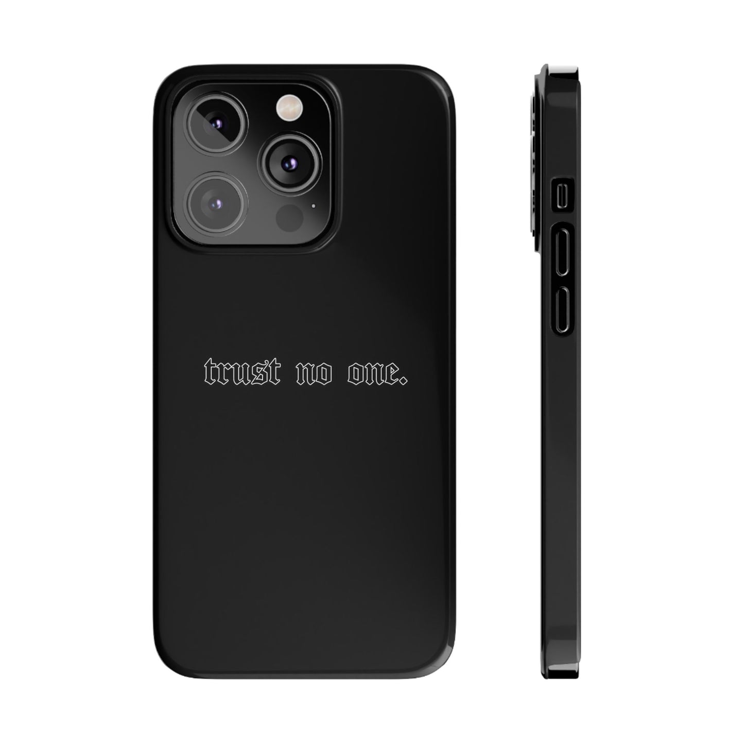 BLACK - Slim Phone Case