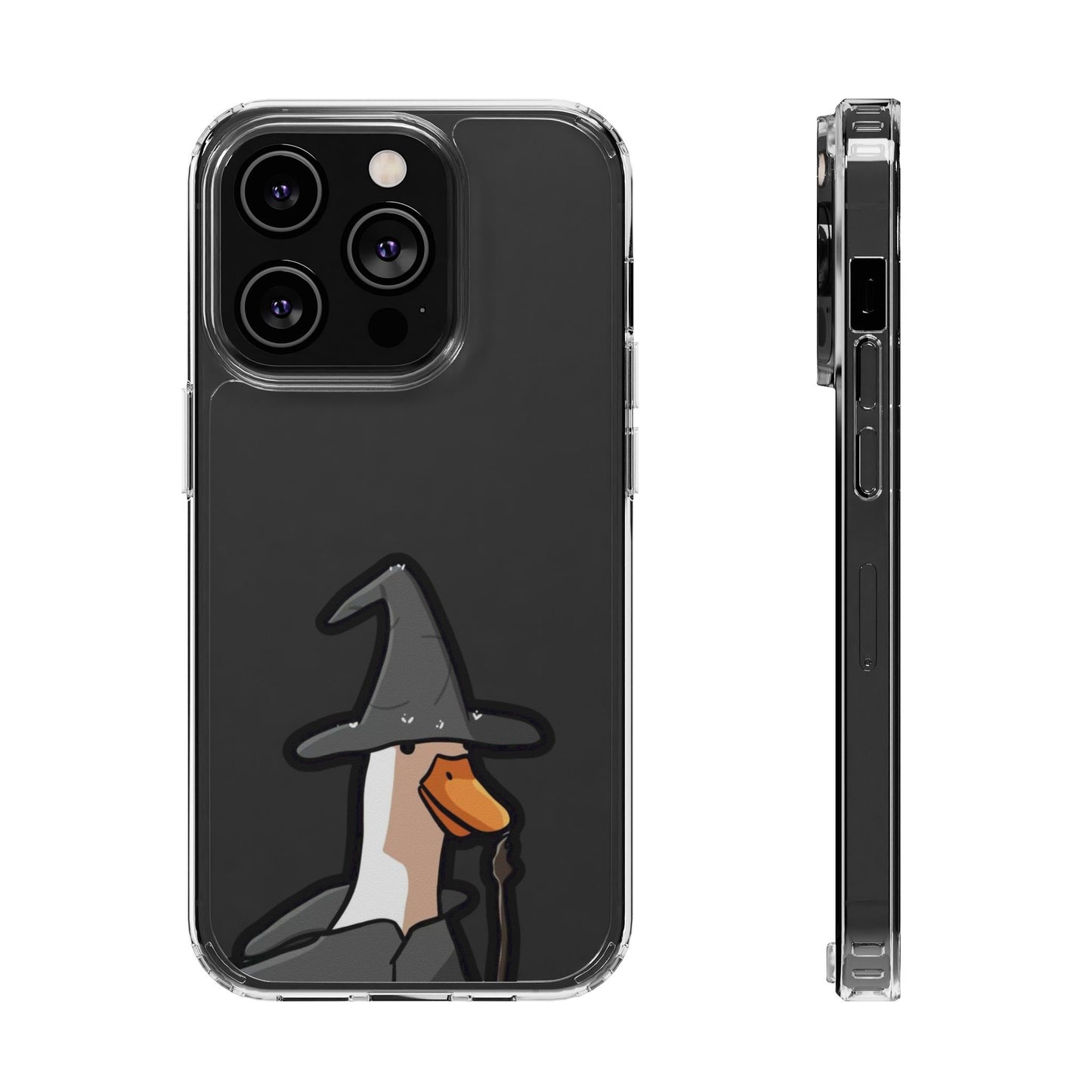 WIZARD Duck - Clear Phone Case