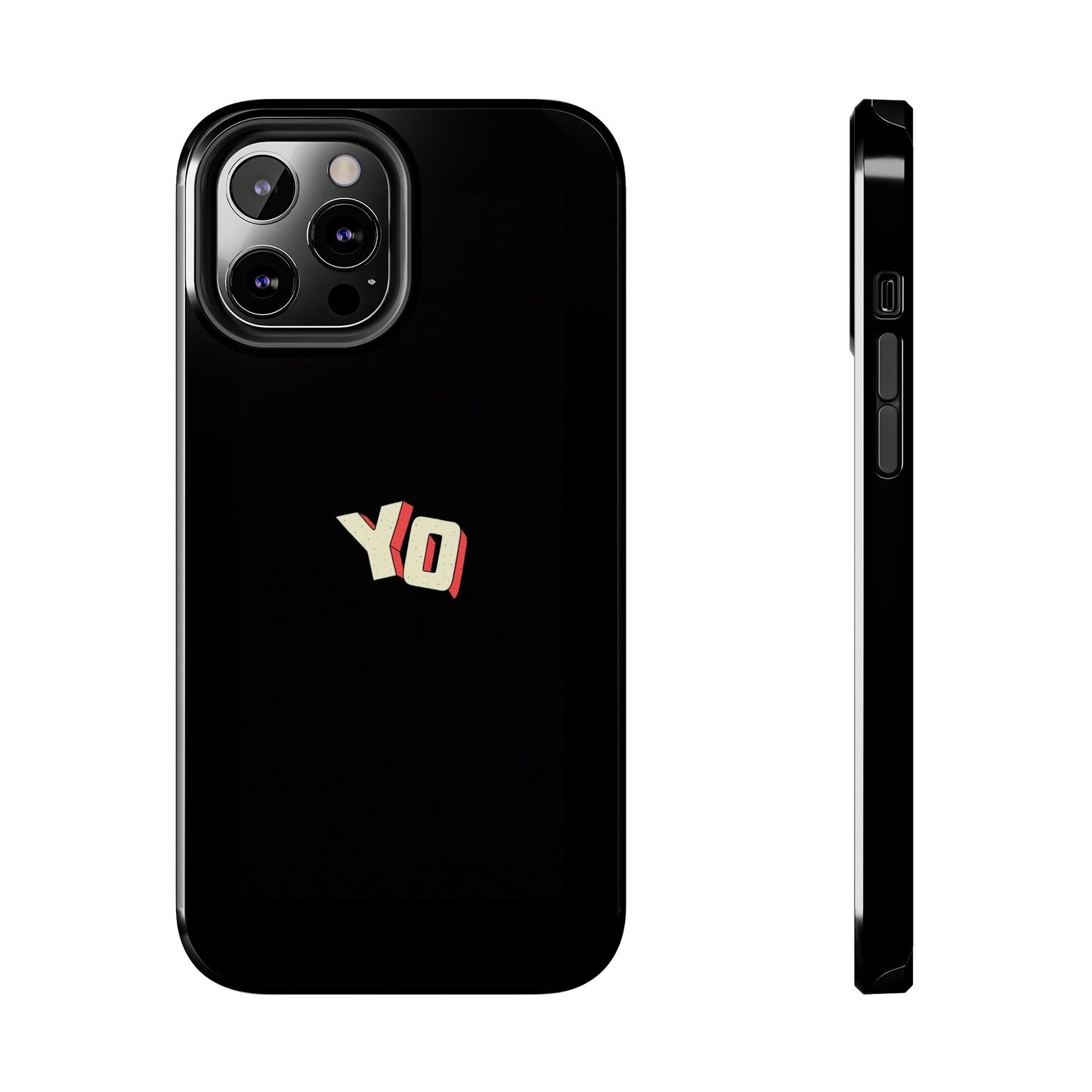 BLACK - Tough Phone Case