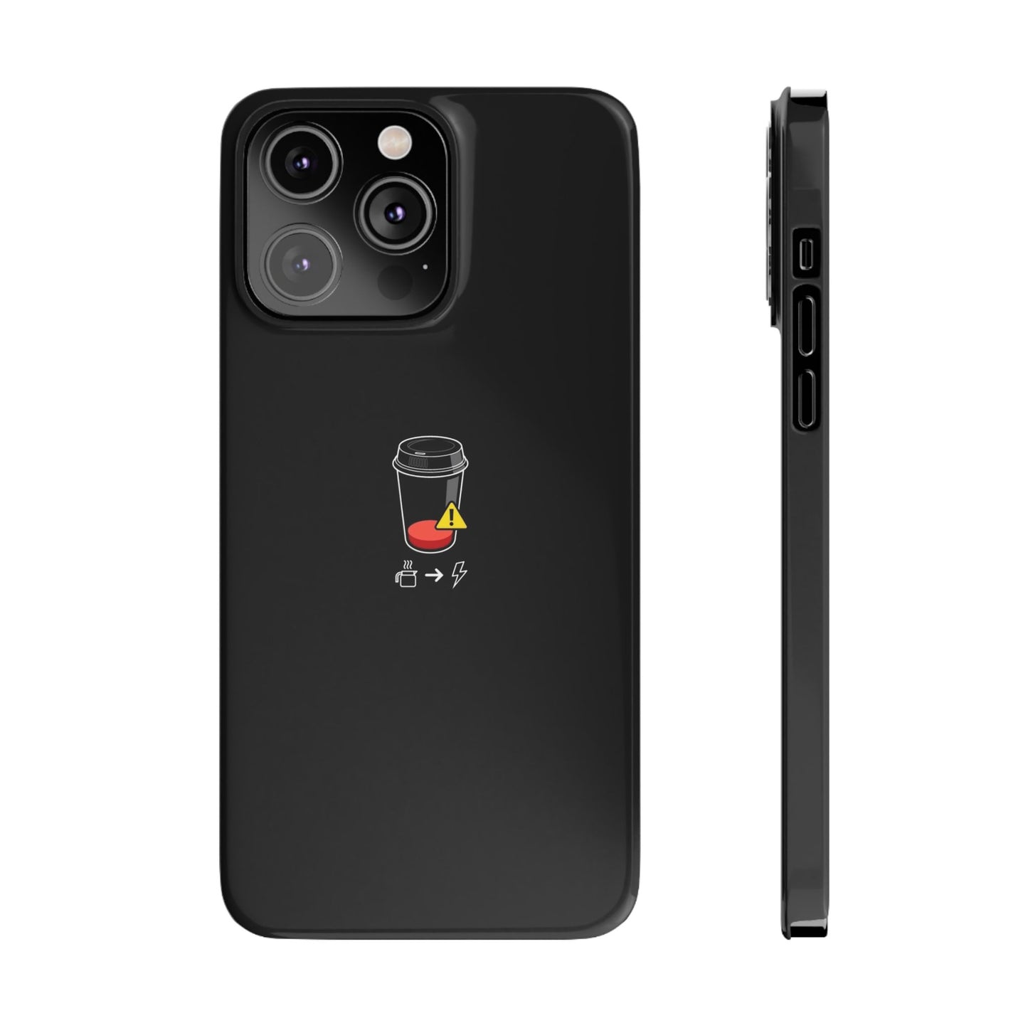 BLACK - Slim Phone Case