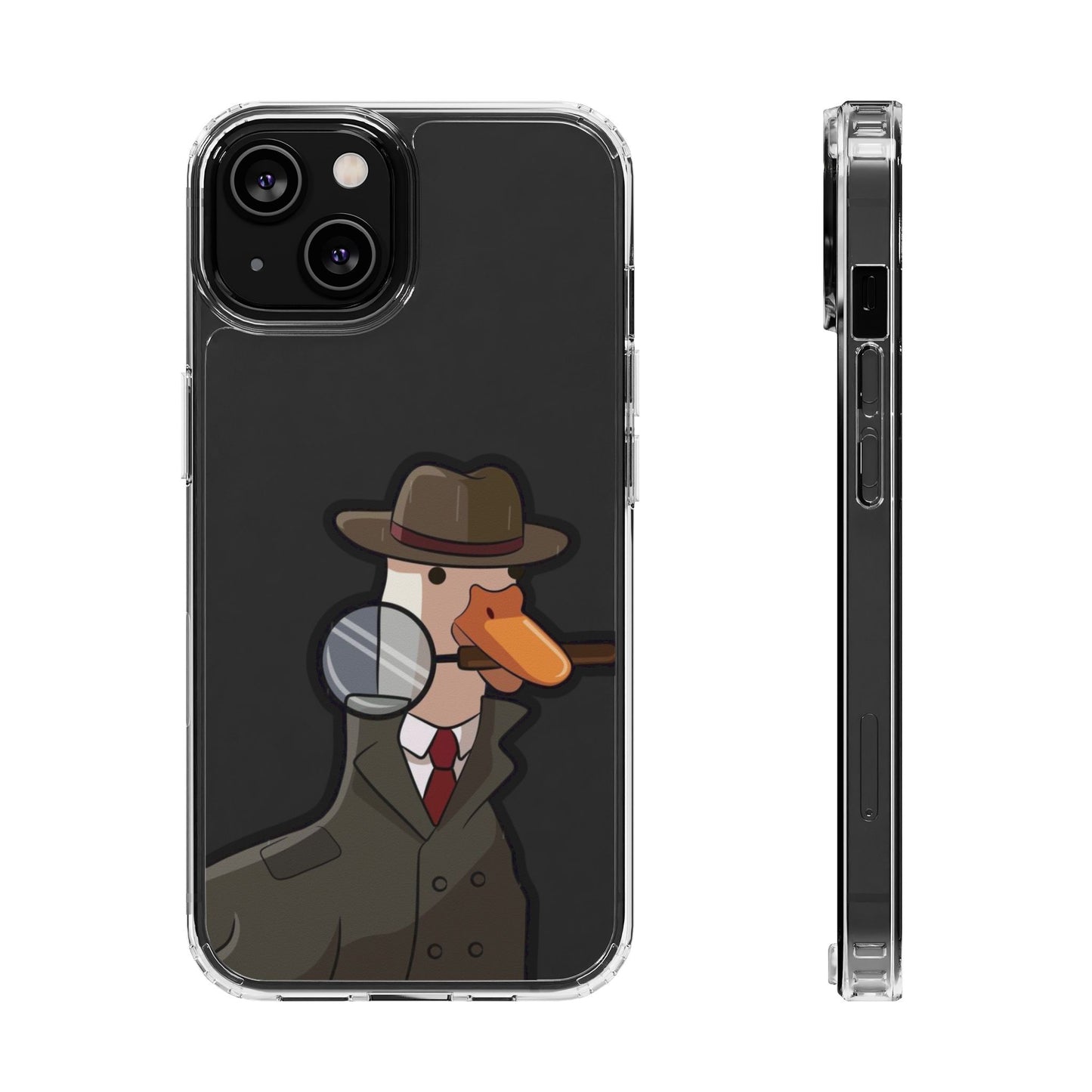 SPY Duck - Clear Phone Case