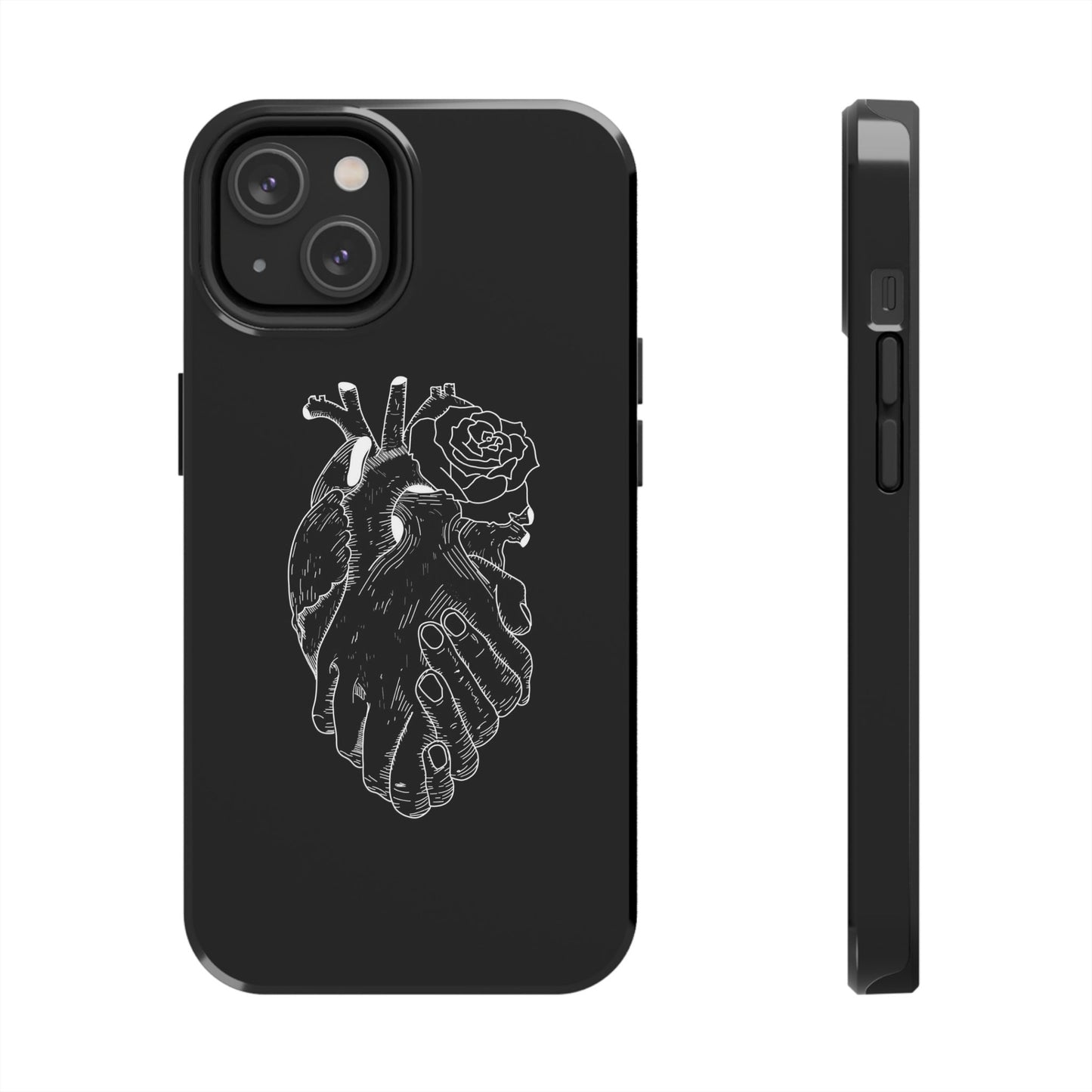 BLACK - Tough Phone Case