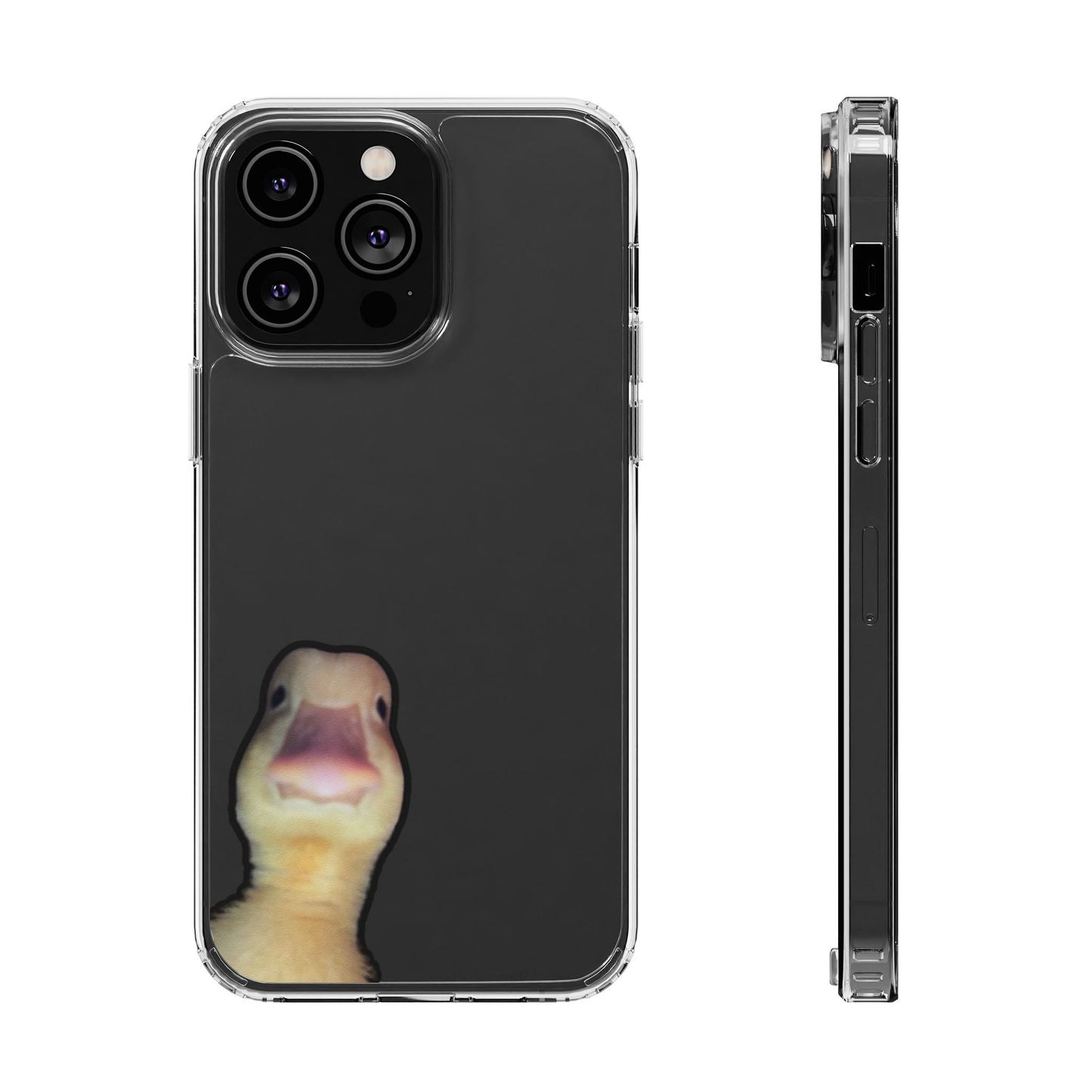 STRAIGHT Duck - Clear Phone Case