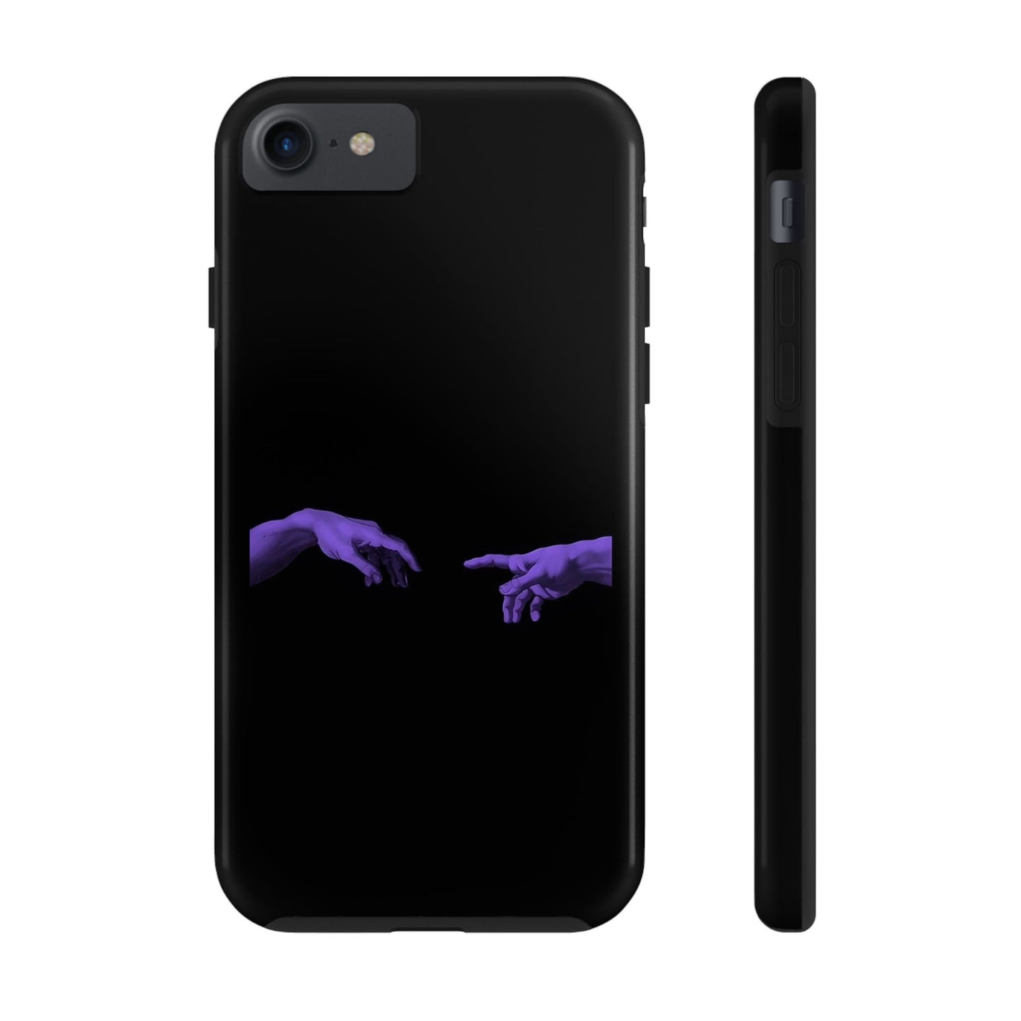 BLACK - Tough Phone Case