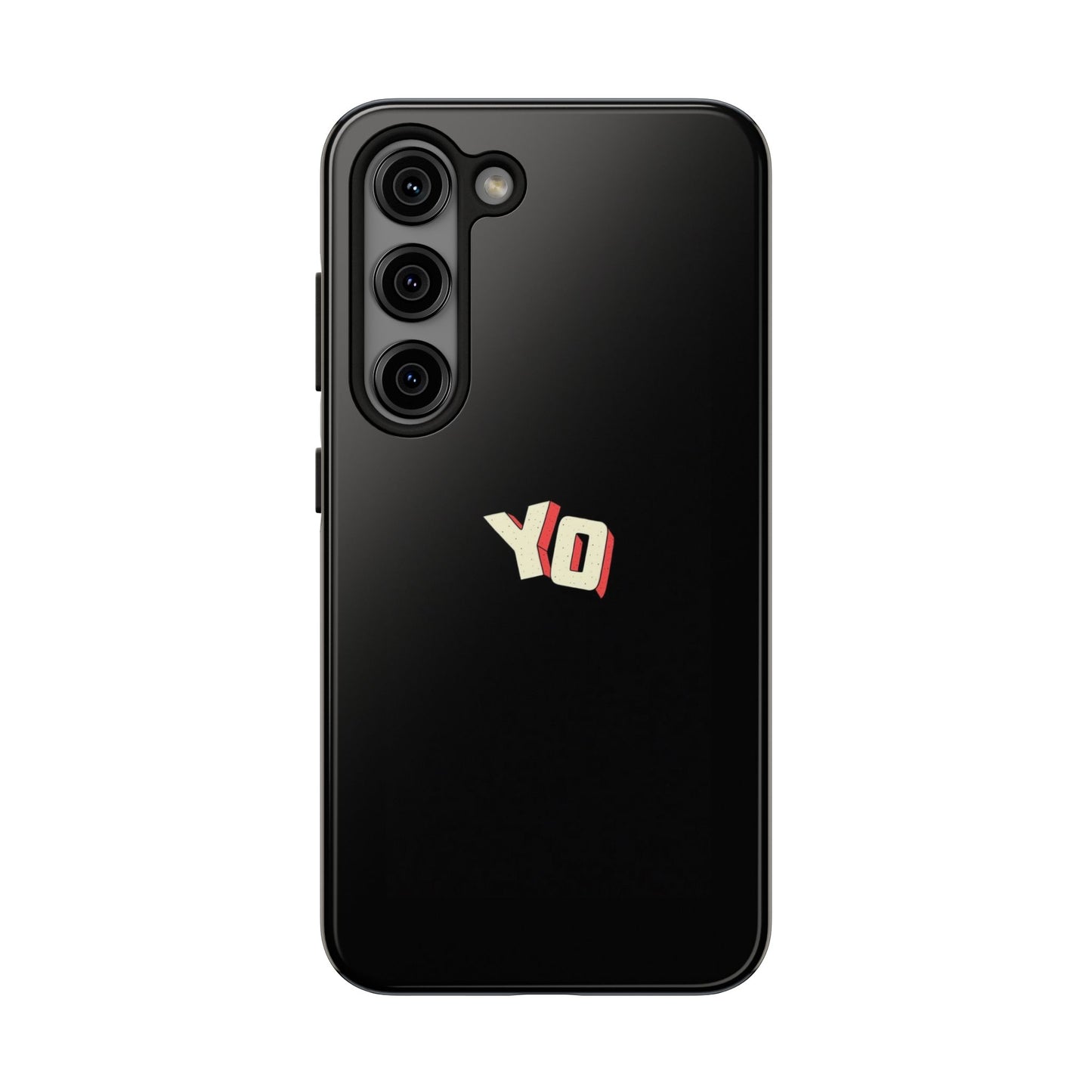 BLACK - Tough Phone Case