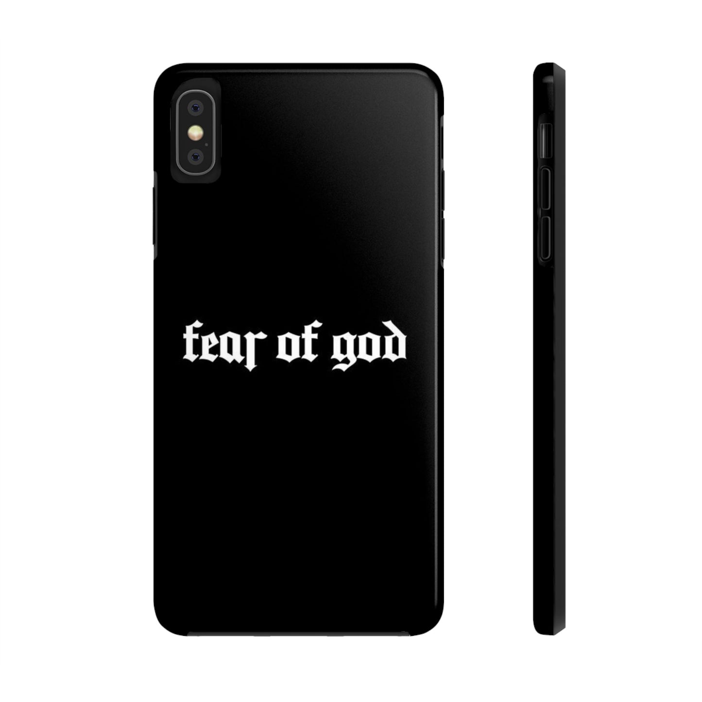 BLACK - Tough Phone Case