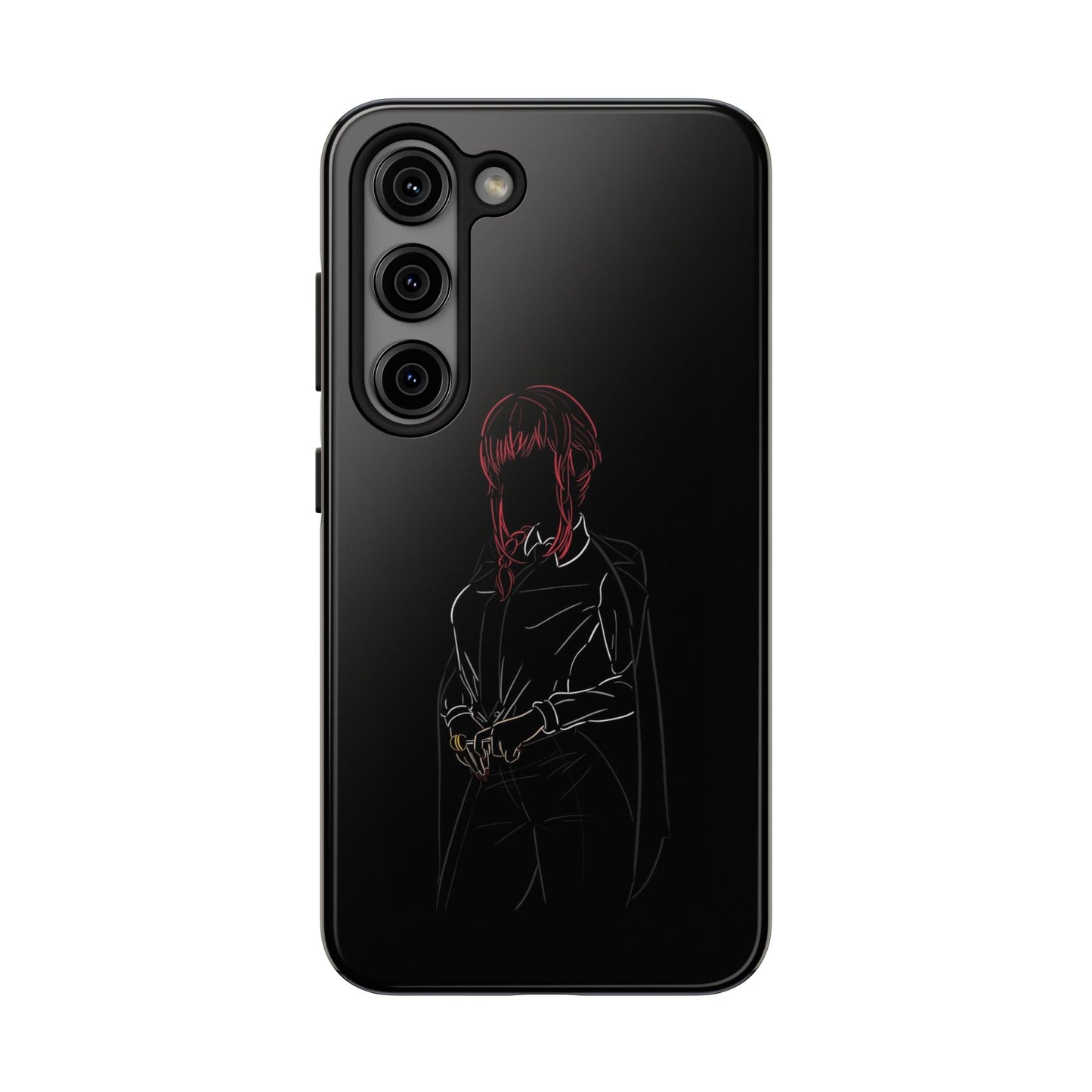 BLACK - Tough Phone Case
