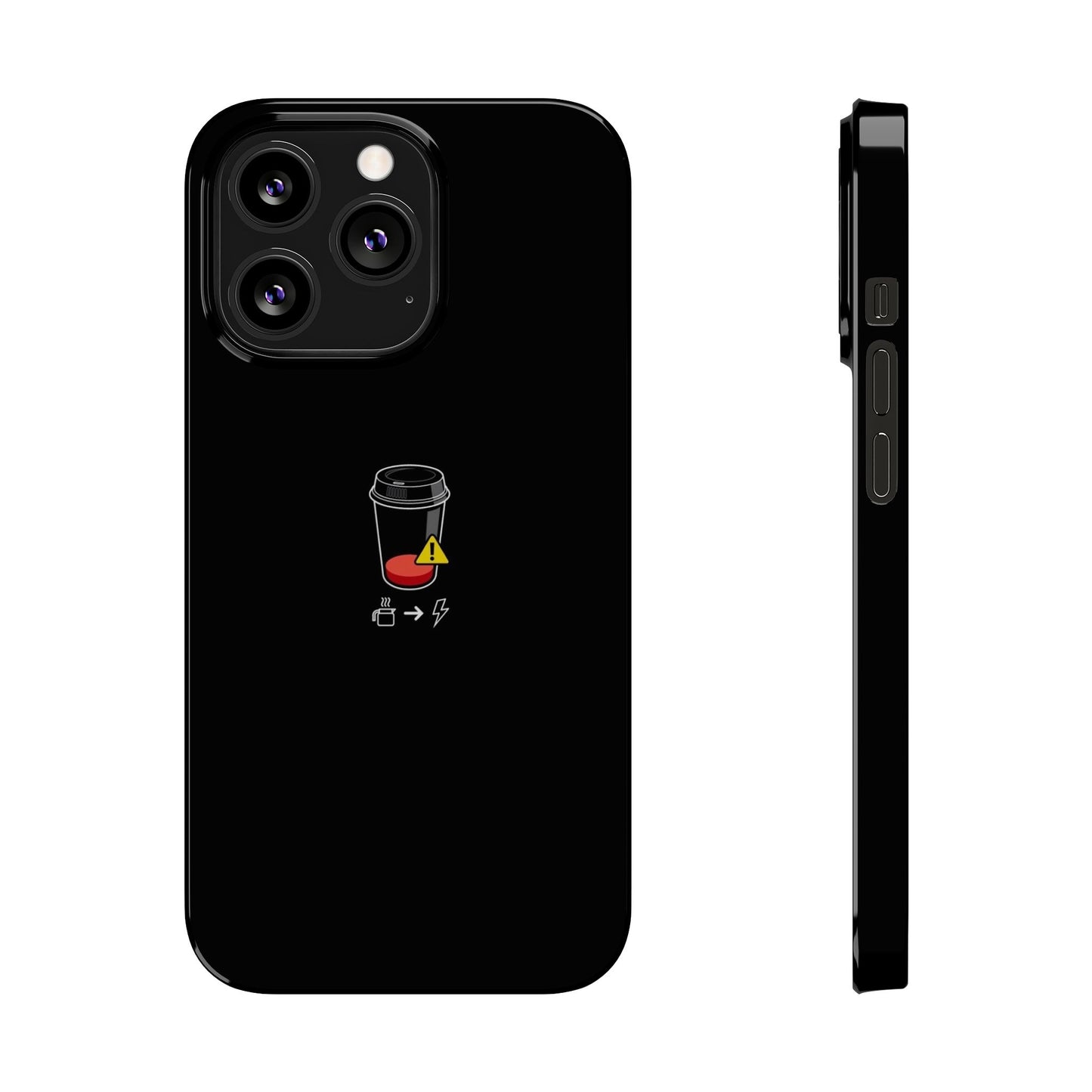 BLACK - Slim Phone Case