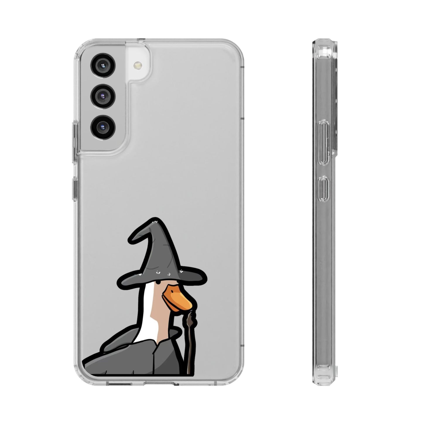 WIZARD Duck - Clear Phone Case