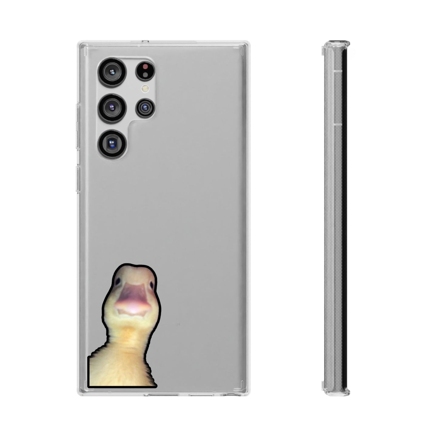 STRAIGHT Duck - Clear Phone Case