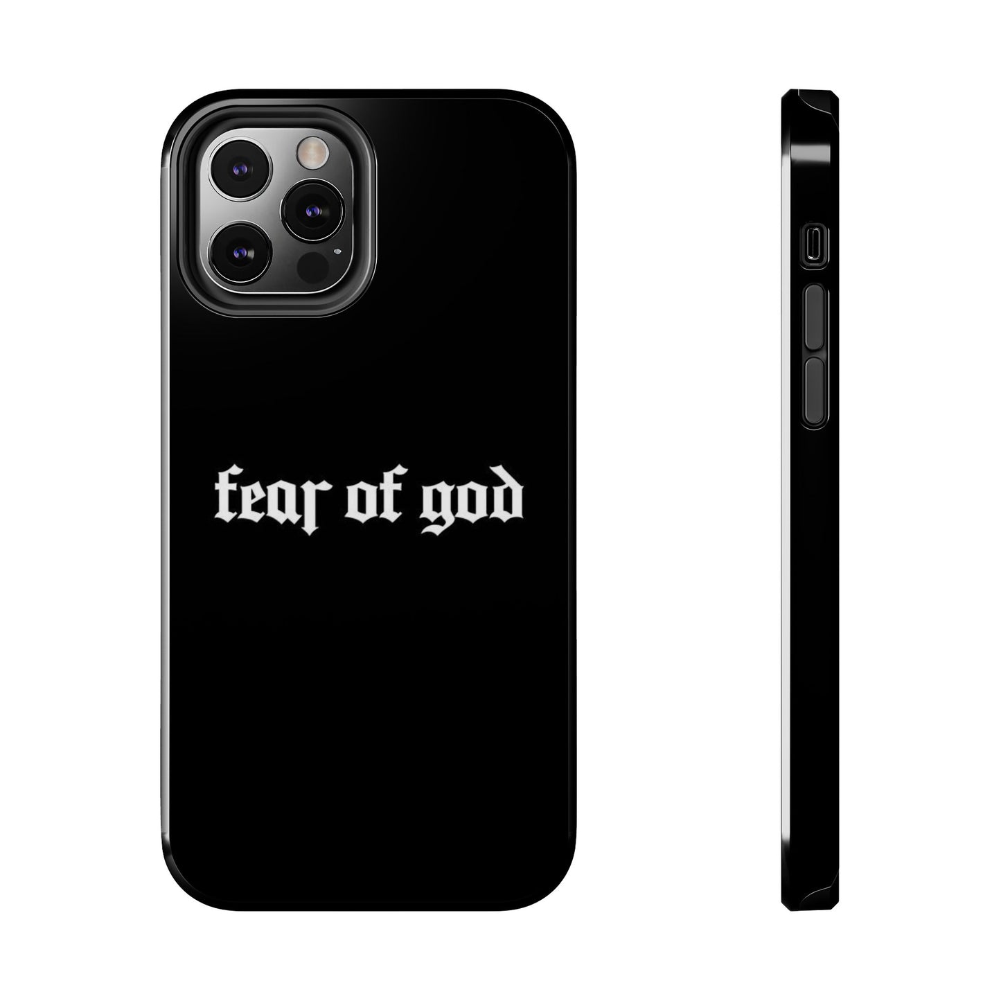 BLACK - Tough Phone Case