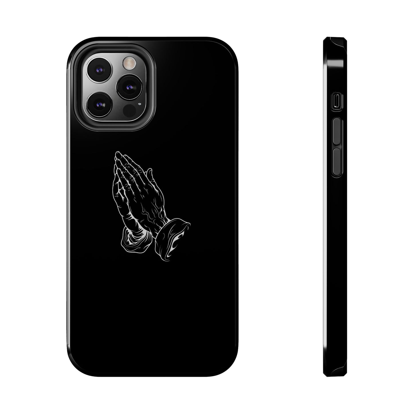 BLACK - Tough Phone Case