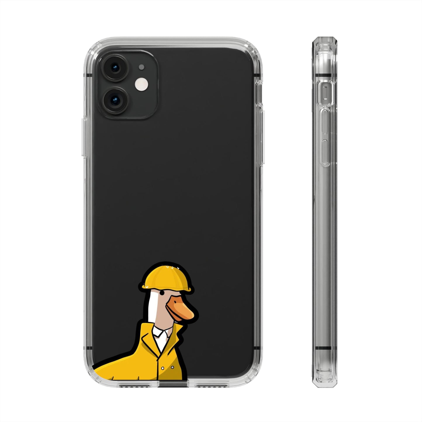 RAIN DUCK - Clear Phone Case