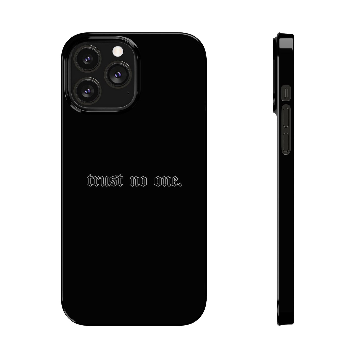 BLACK - Slim Phone Case