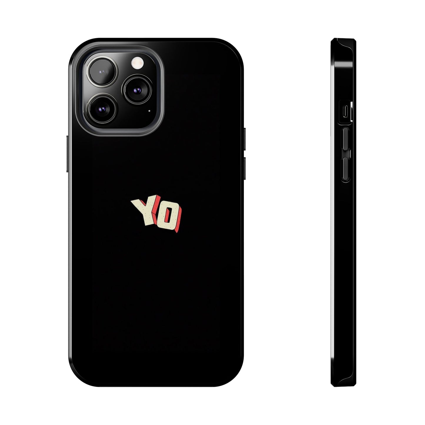 BLACK - Tough Phone Case