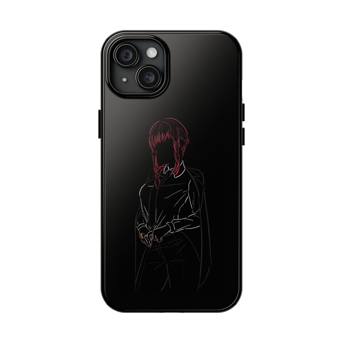 BLACK - Tough Phone Case