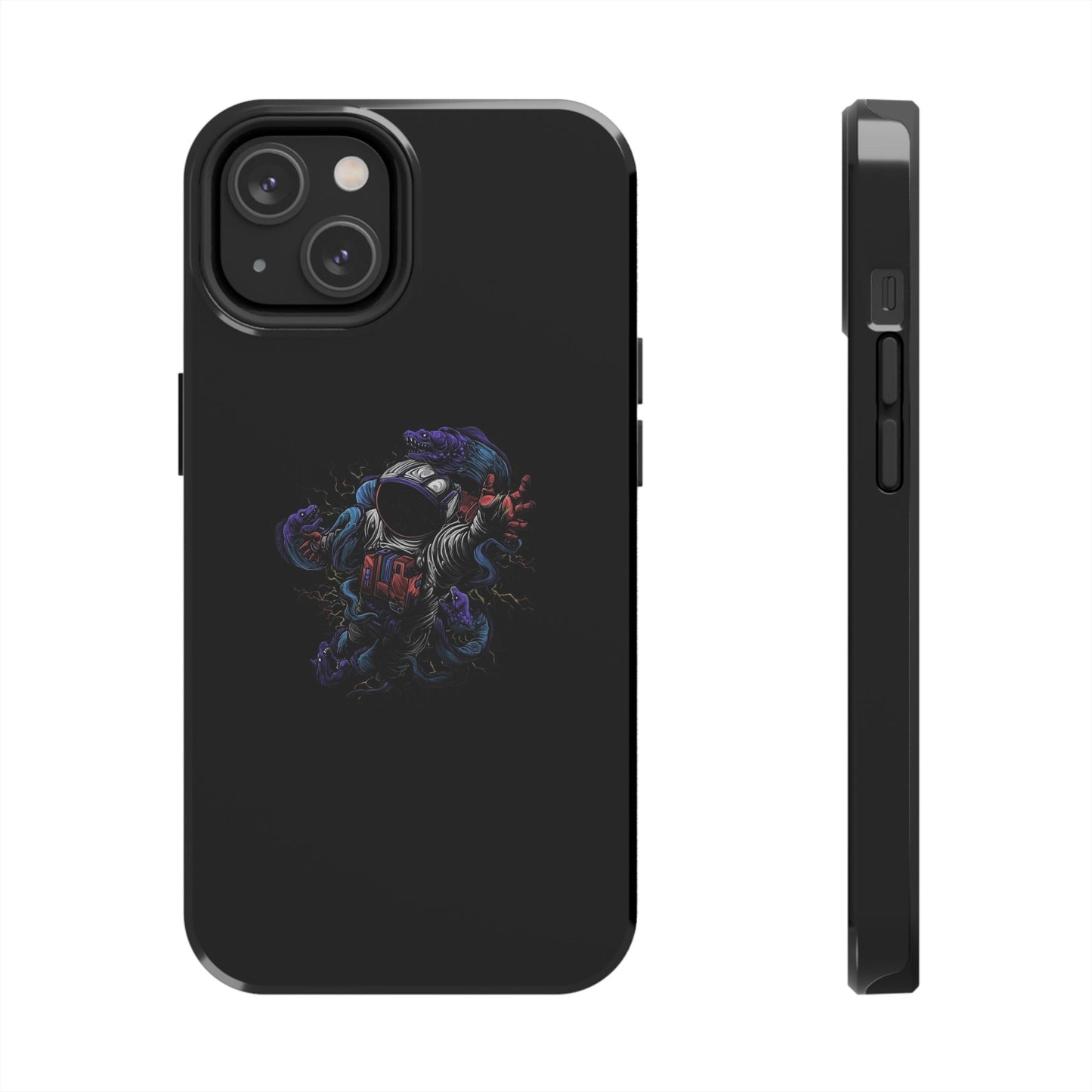 BLACK - Tough Phone Case