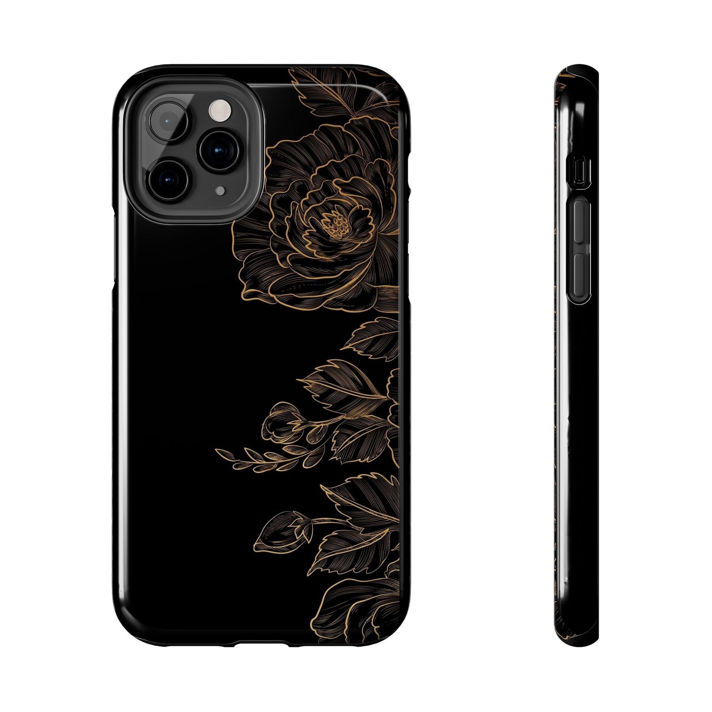 BLACK - Tough Phone Case