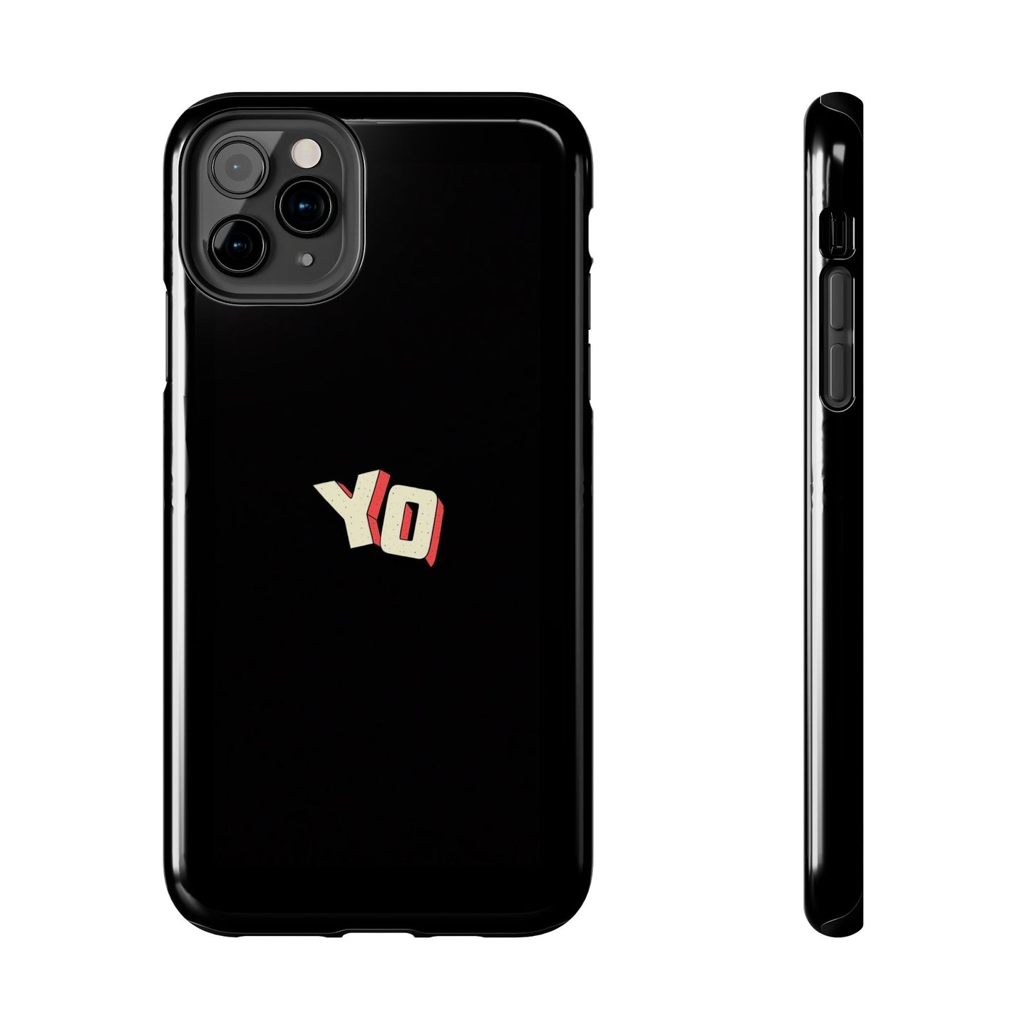 BLACK - Tough Phone Case
