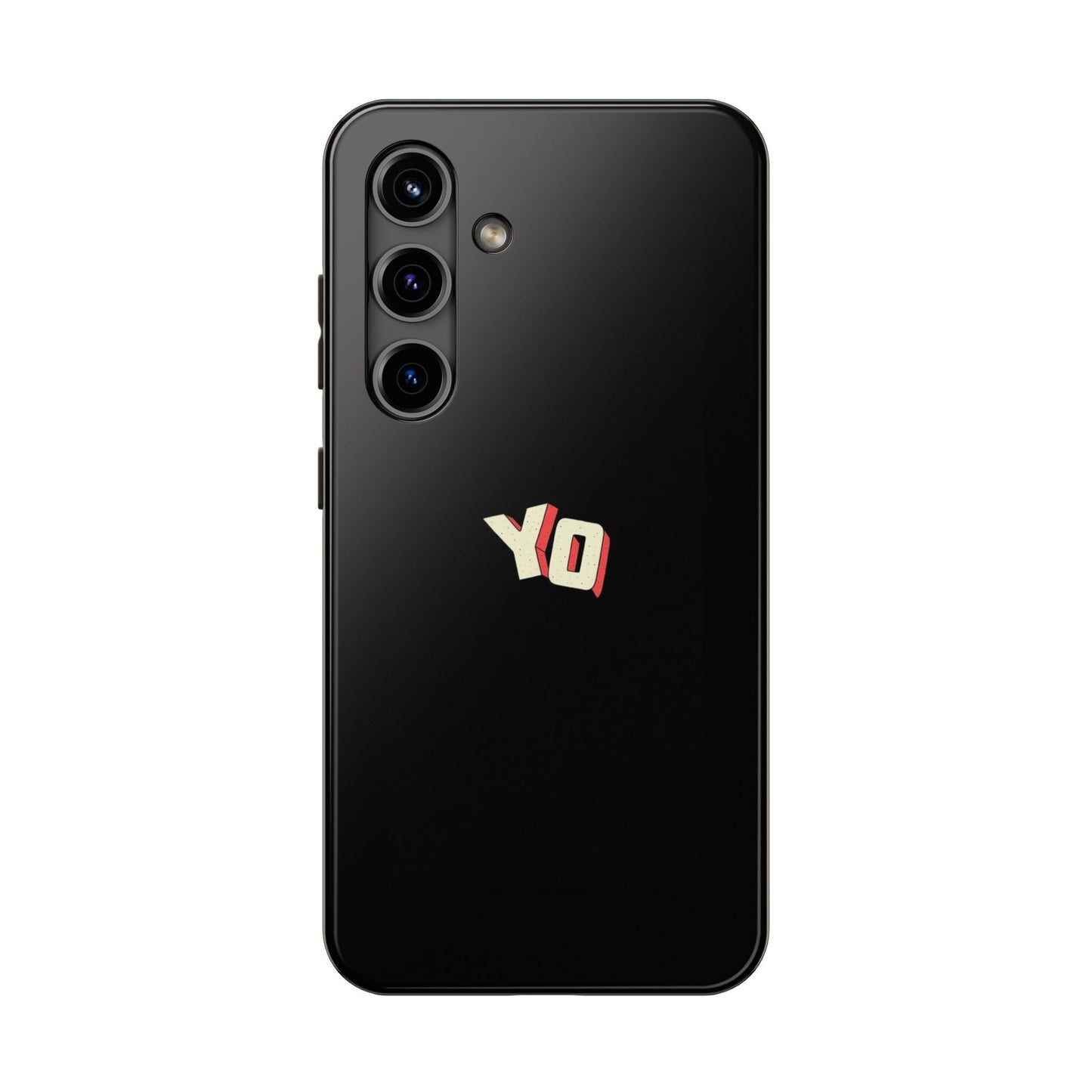 BLACK - Tough Phone Case