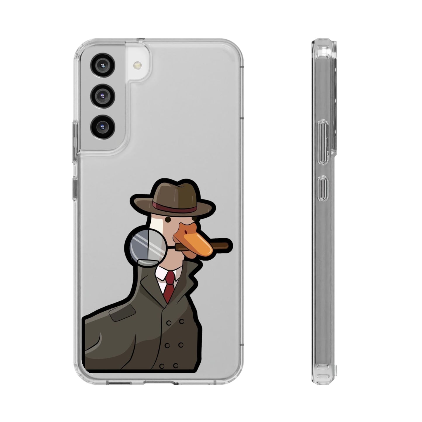 SPY Duck - Clear Phone Case